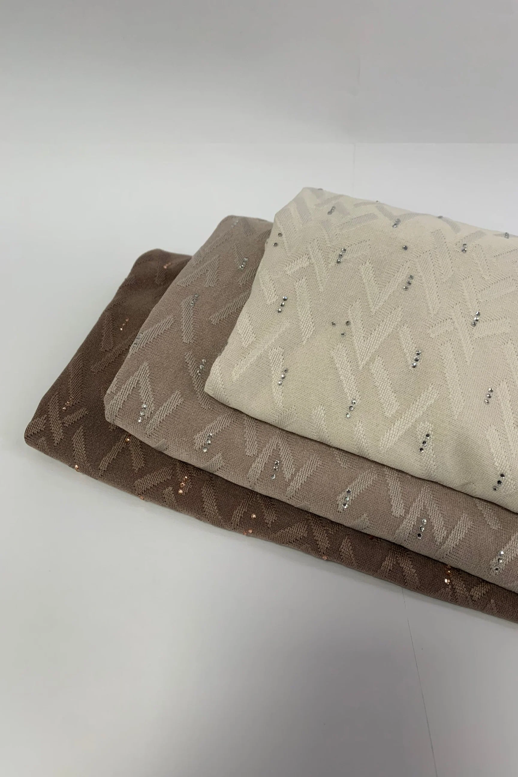 Kashkha All-in-one Hijab - Geometric Pattern Diamante Jersey - Image 6