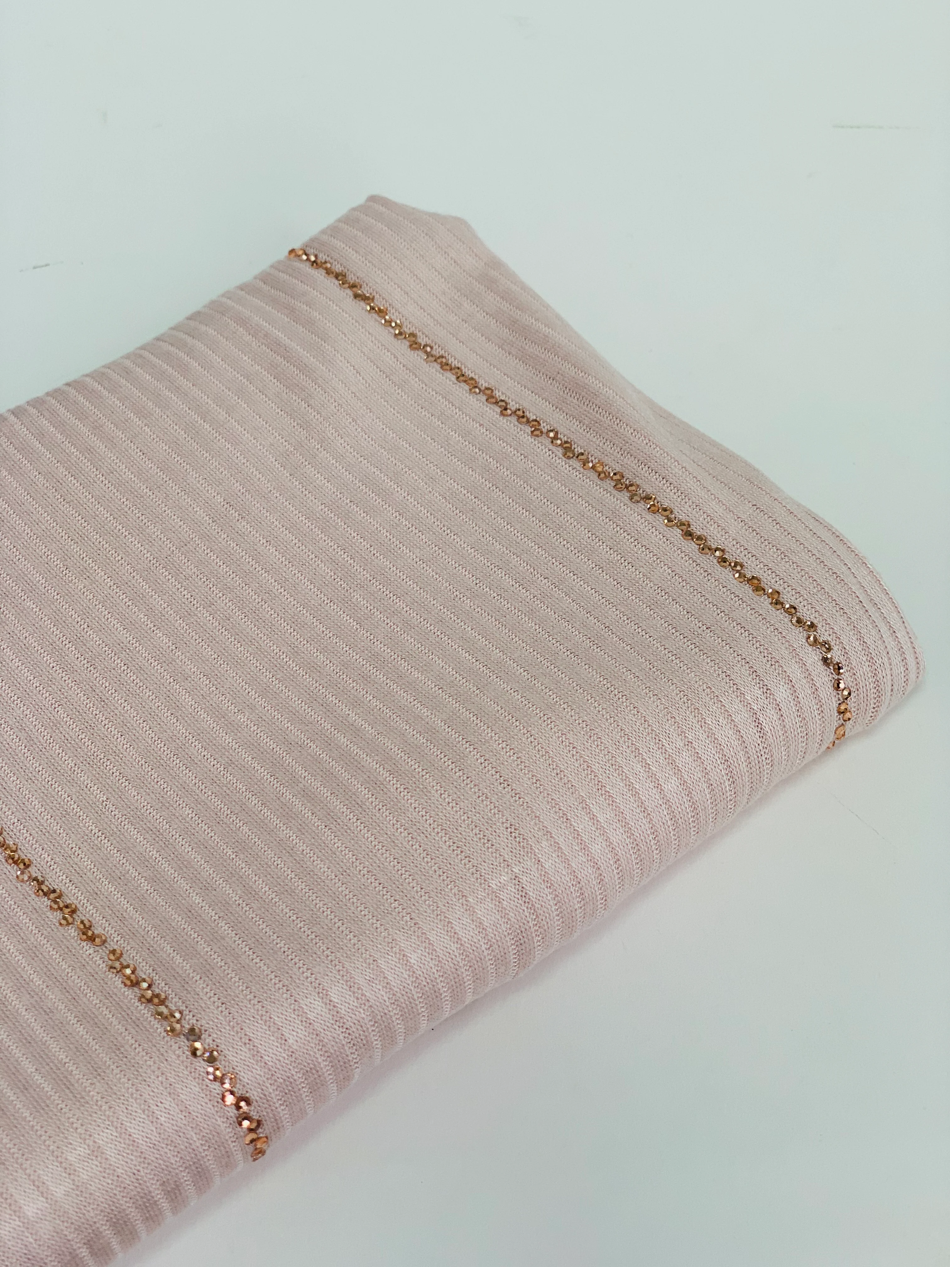 Kashkha All-in-one Ribbed Stone Work Jersey hijab - Image 3