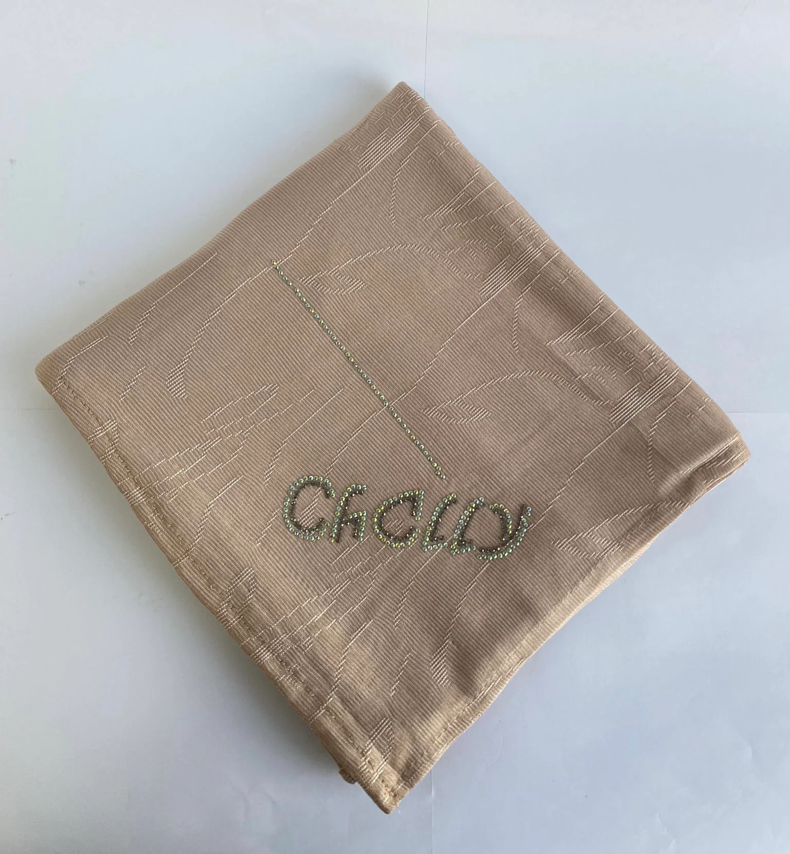 Chally Diamante Jersey Hijab Pattern 4 - Image 12
