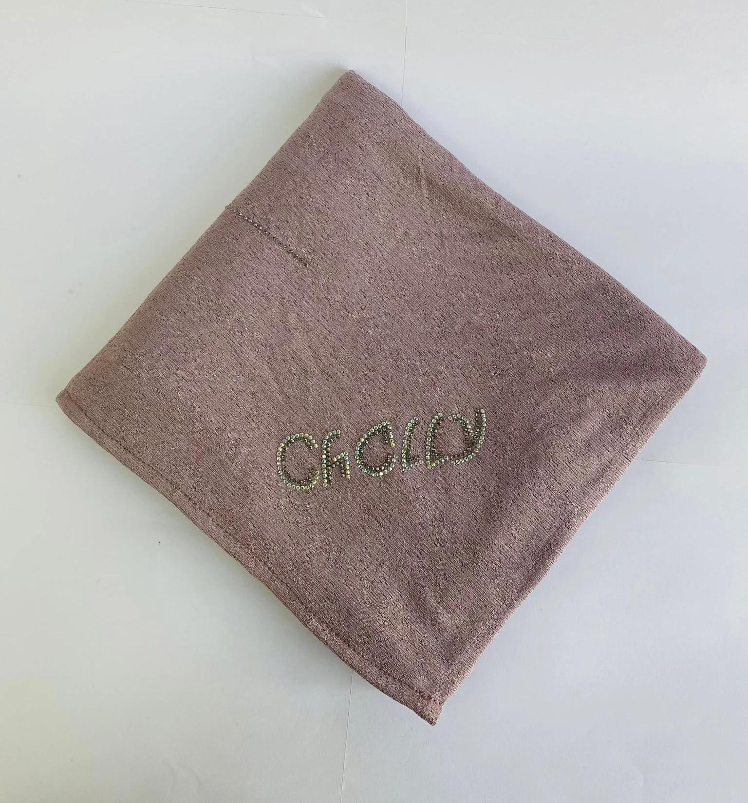 Chally Diamante Jersey Hijab Pattern 4 - Image 14