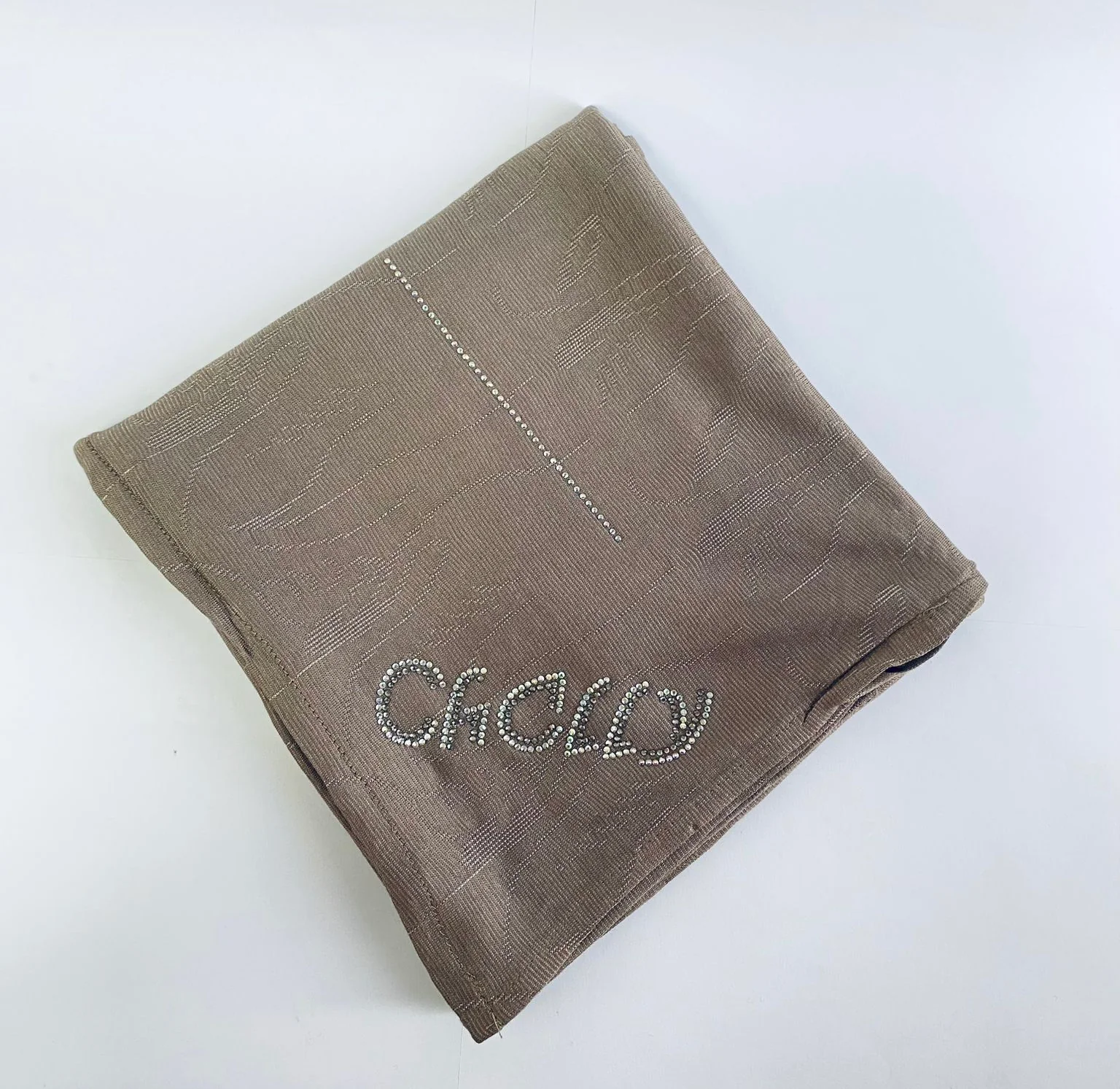 Chally Diamante Jersey Hijab Pattern 4 - Image 3