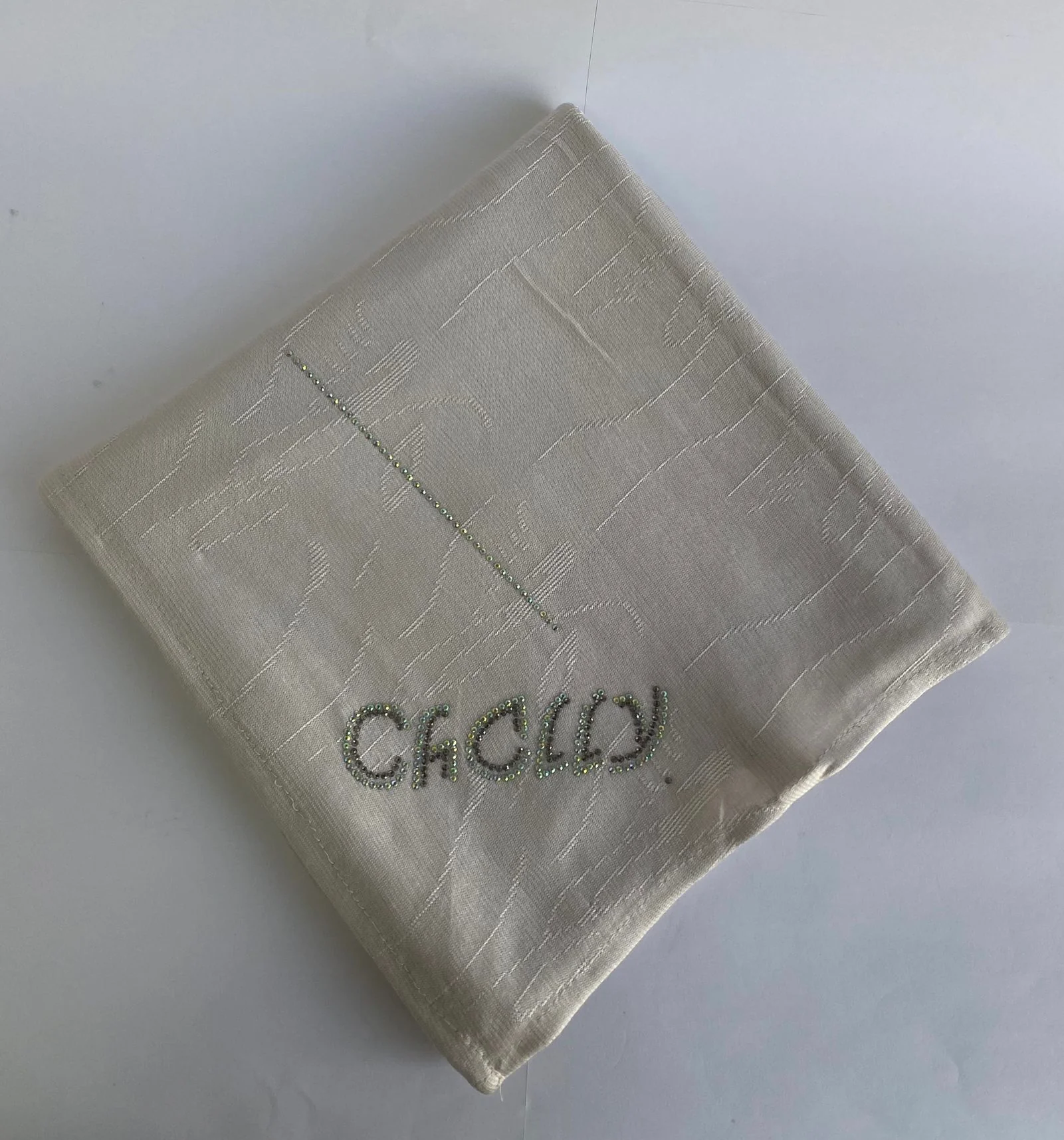 Chally Diamante Jersey Hijab Pattern 4 - Image 4