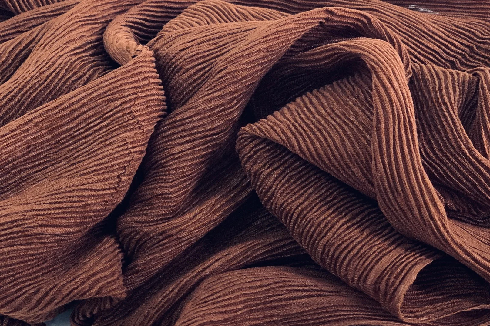 Creased Viscose/Cotton Blend Hijab - Image 8