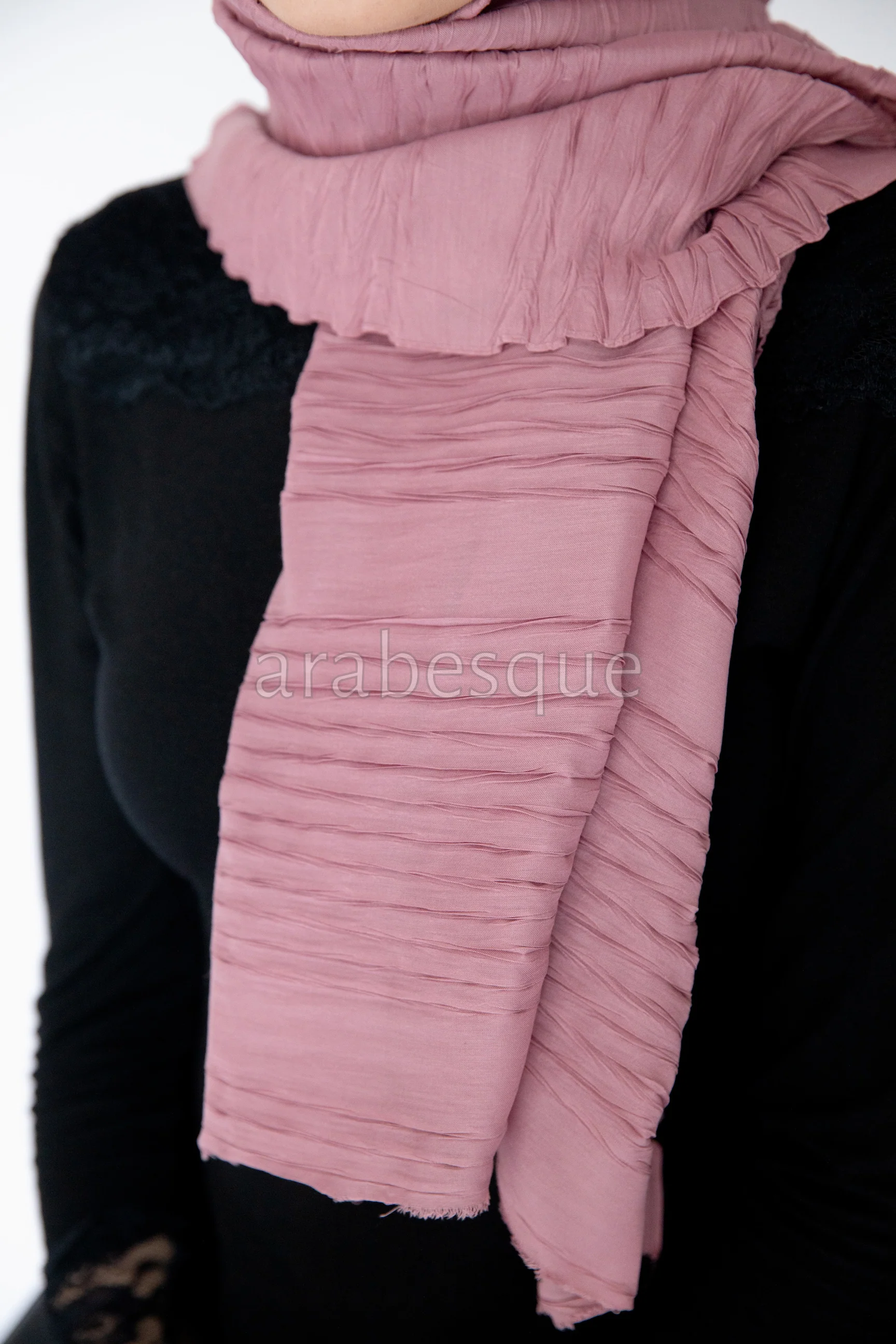 Turkish Crimped Long Hijab - Image 4