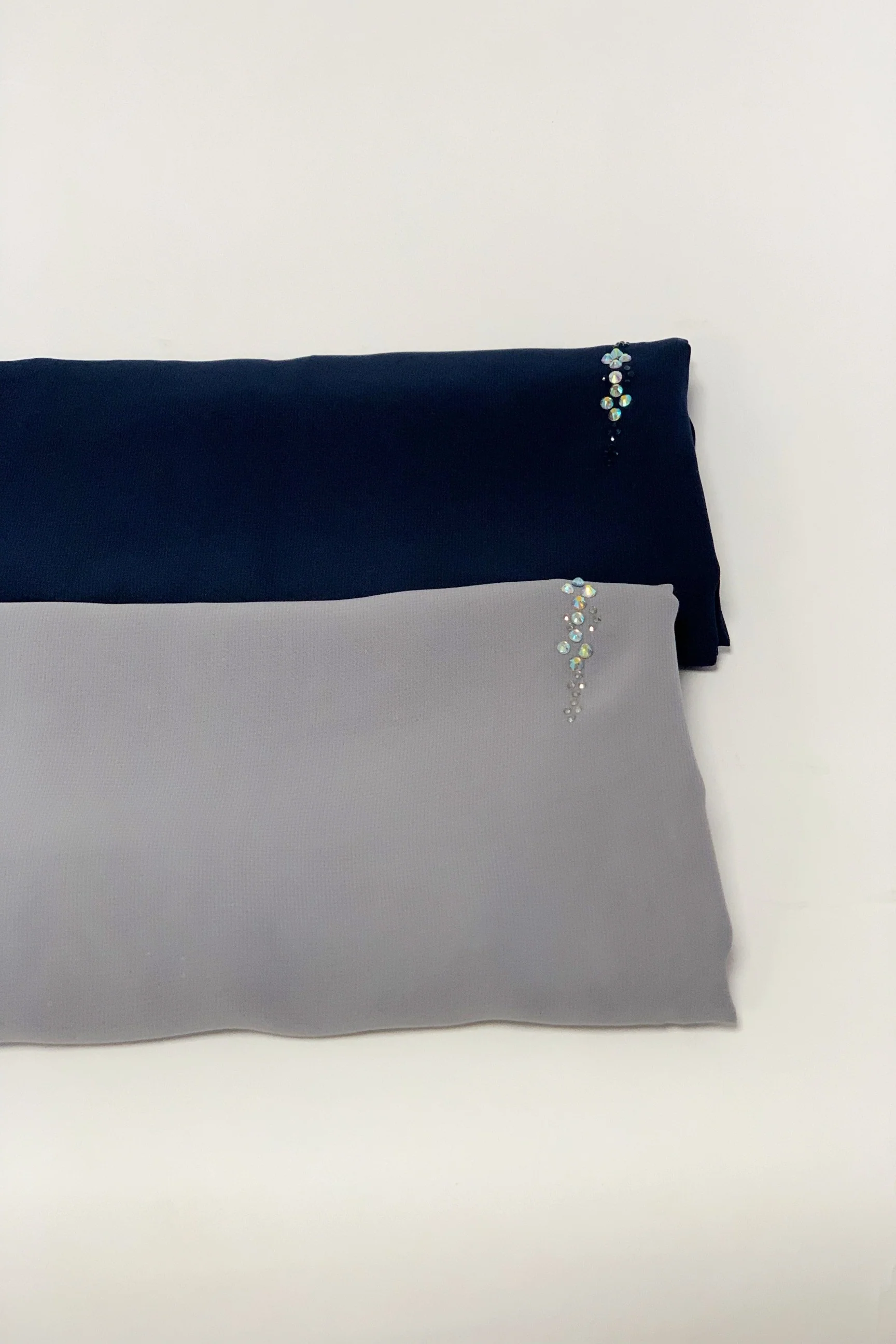 120cm Square Diamante Chiffon Hijab