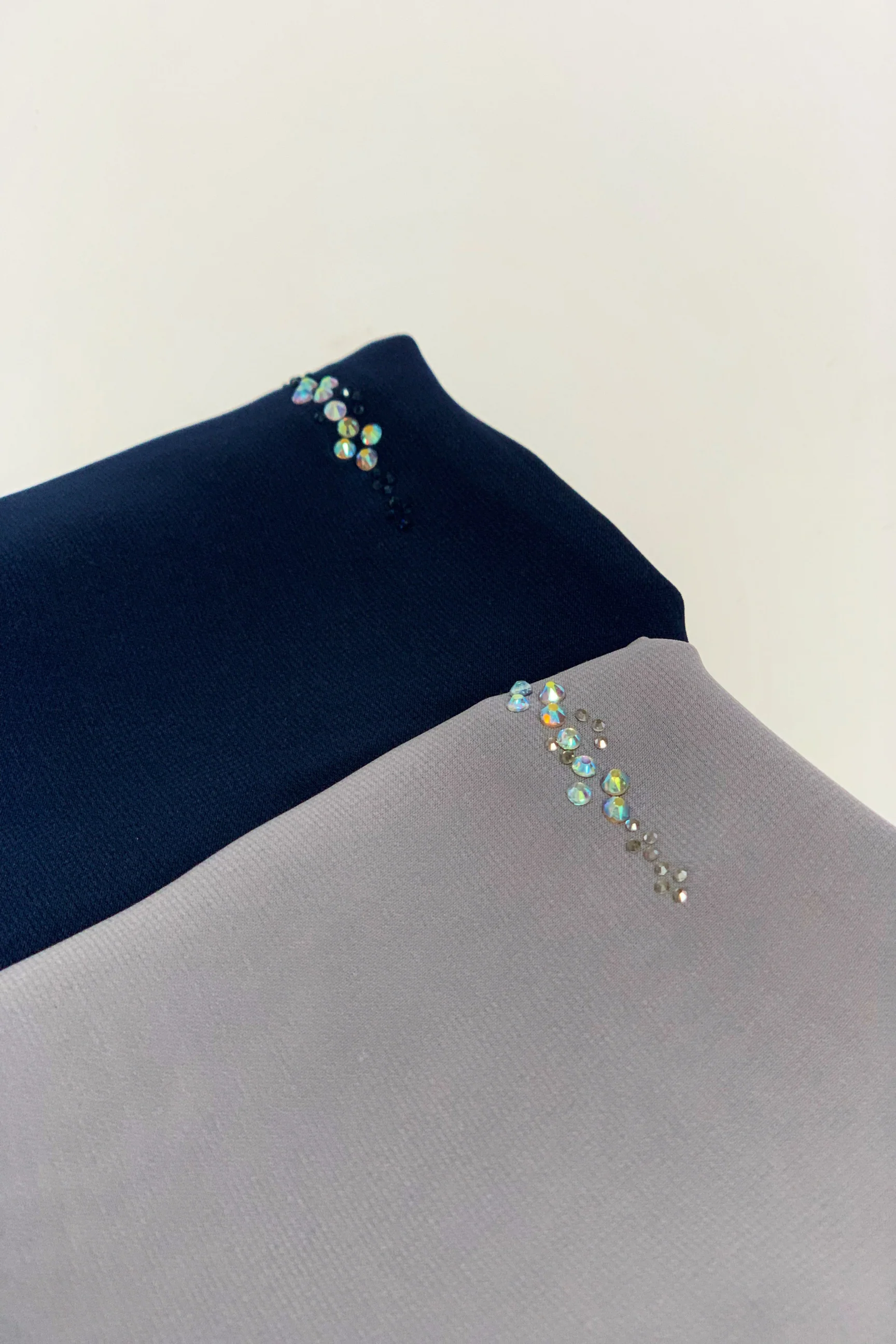 120cm Square Diamante Chiffon Hijab - Image 2