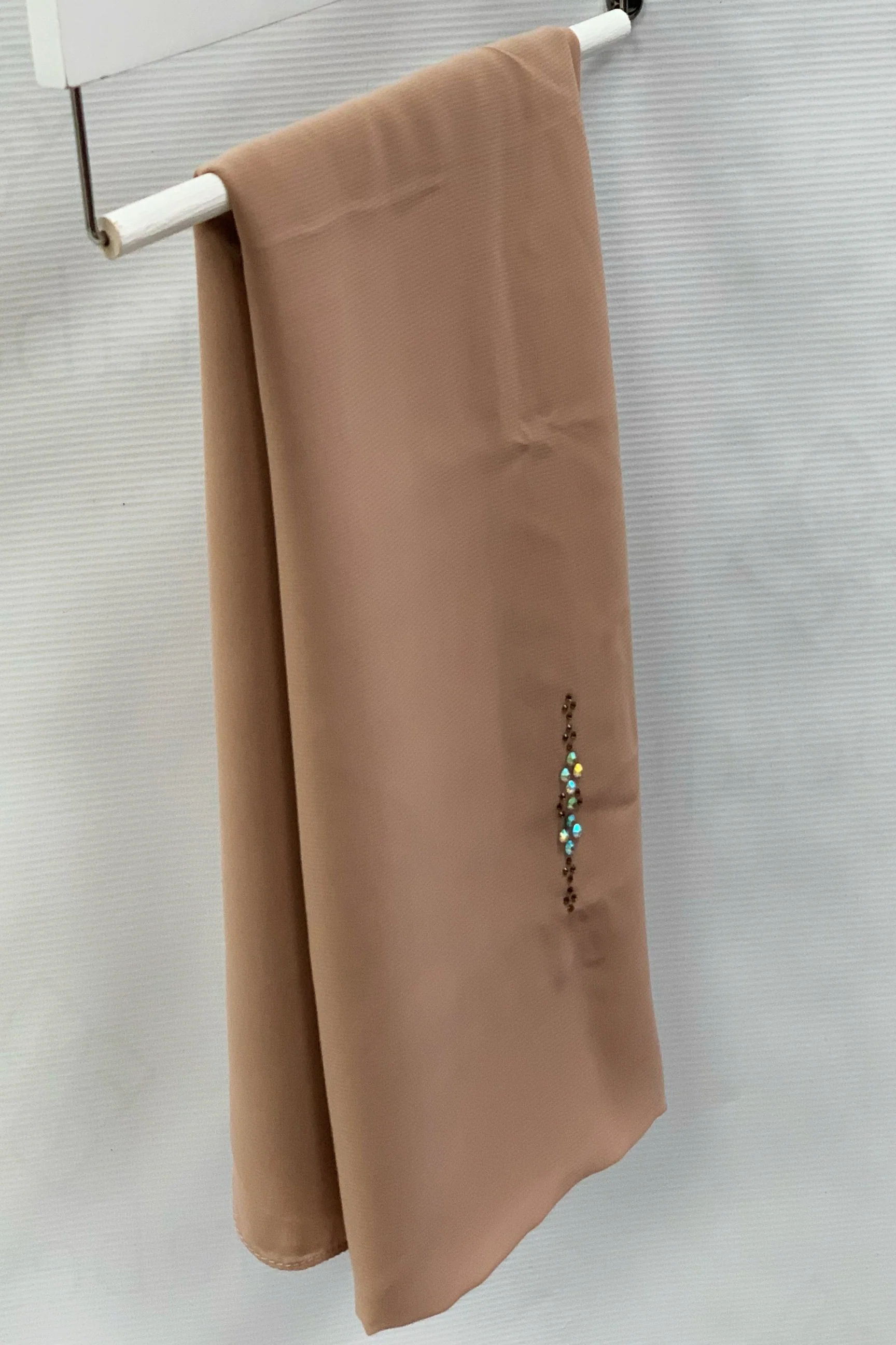 120cm Square Diamante Chiffon Hijab - Image 4