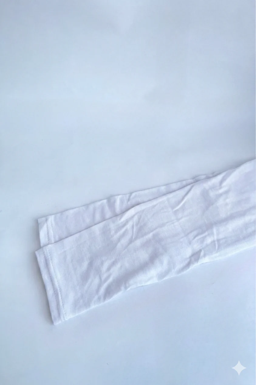 Lace-less Plain Sleeves 14" (cotton/polyester blend) - Image 8
