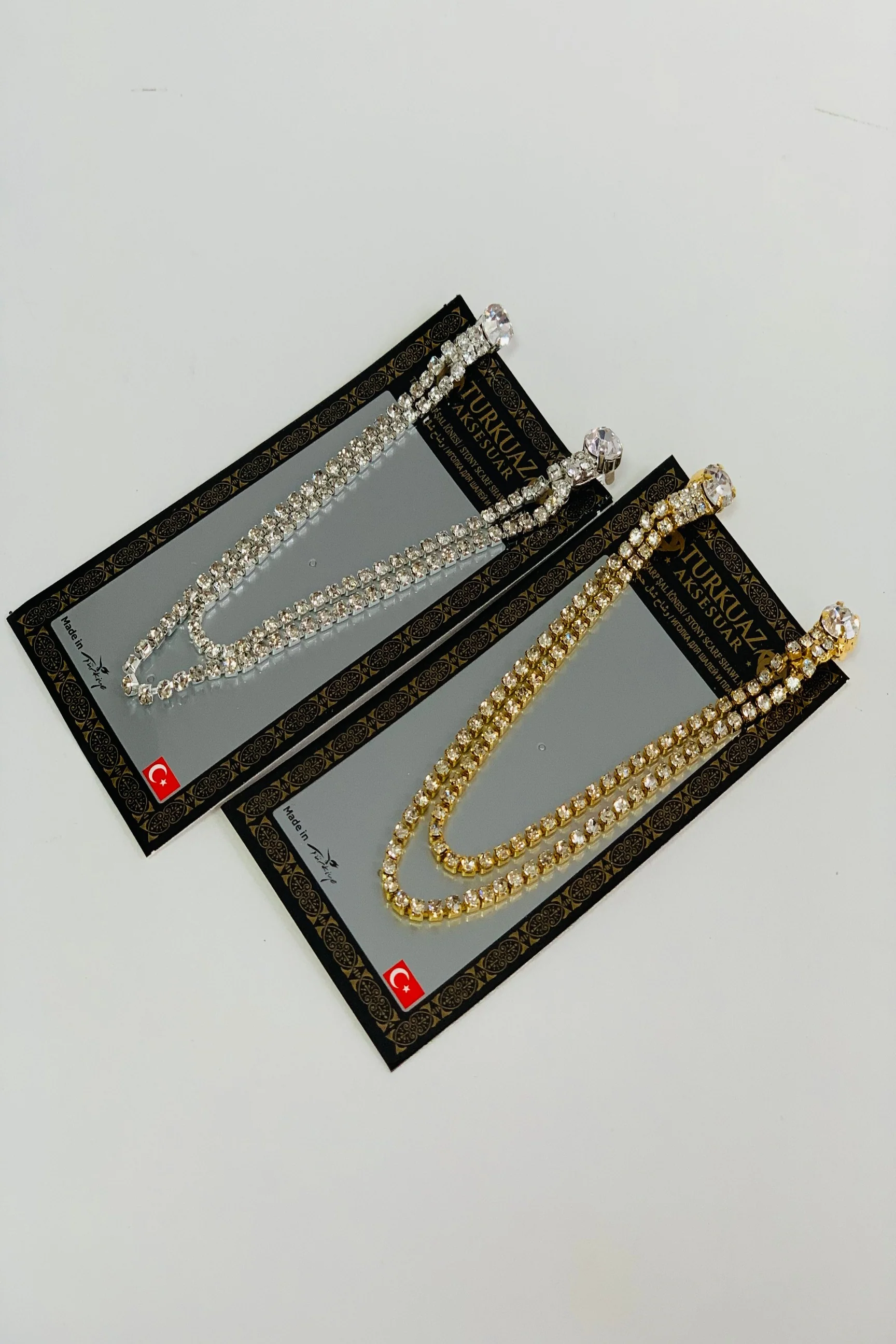 Luxury Crystal Hijab Pin Accessory - Pattern 2 - Image 2