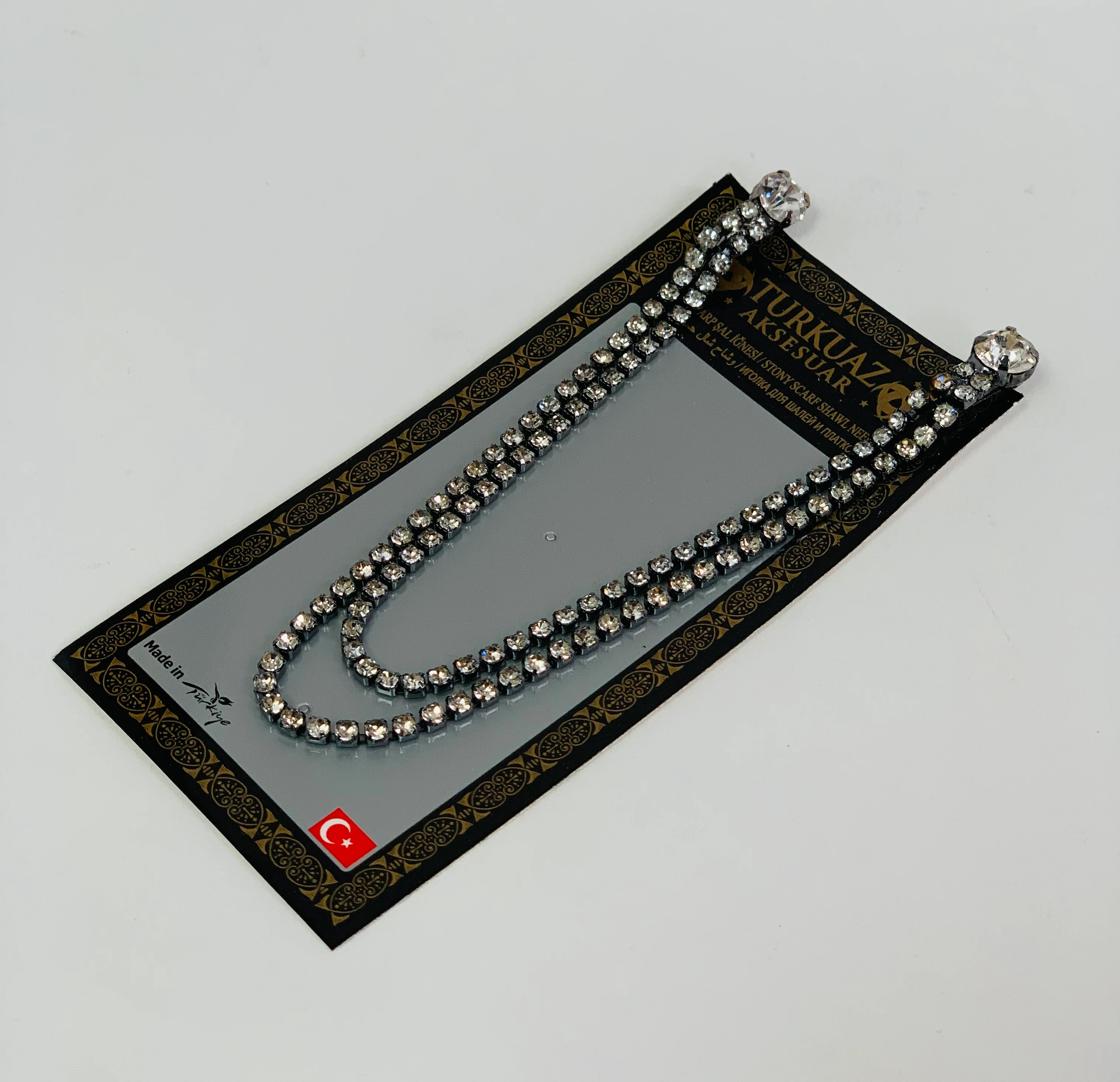 Luxury Crystal Hijab Pin Accessory - Pattern 2 - Image 5