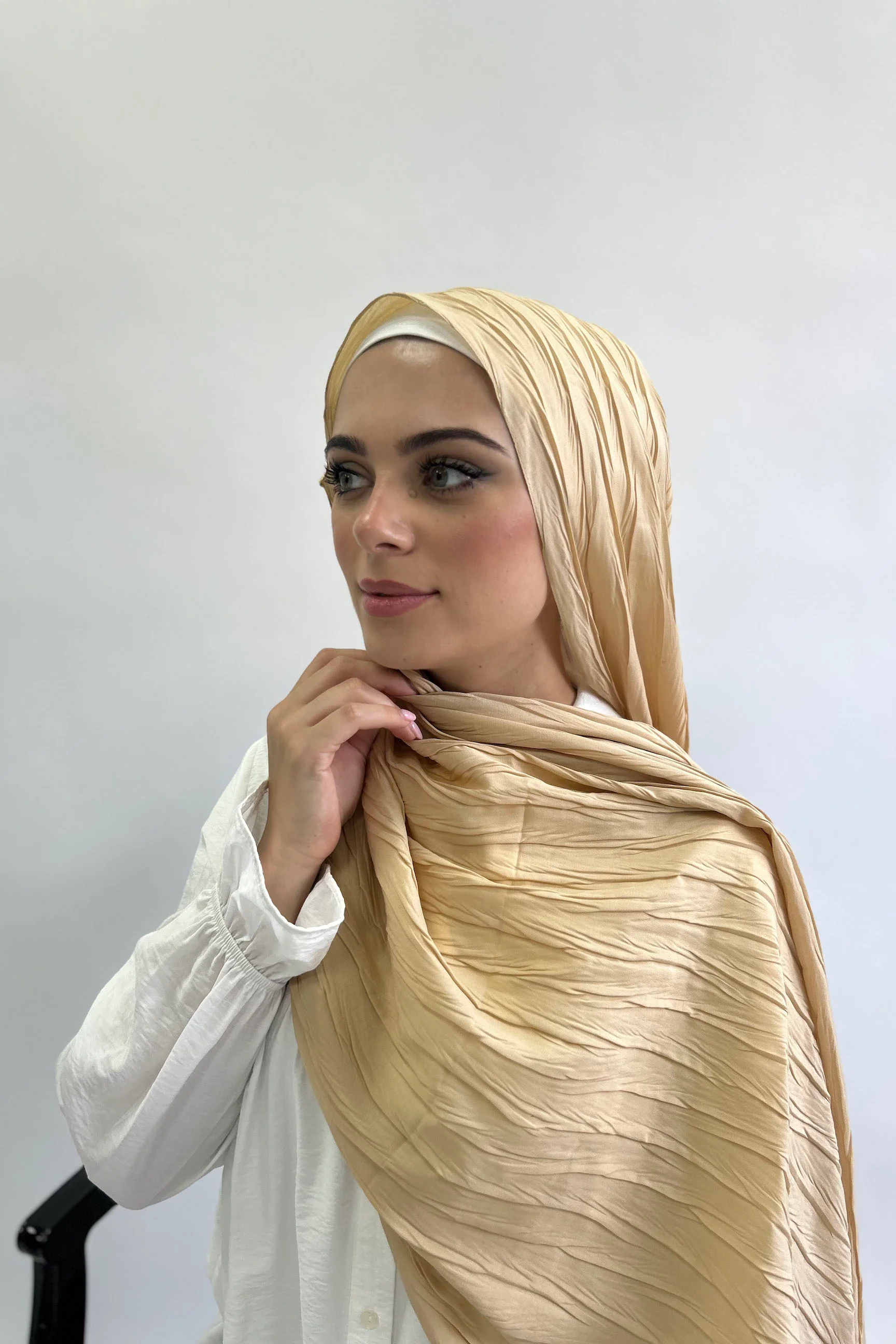 Premium Burden Creased Soft Long hijab - Image 2