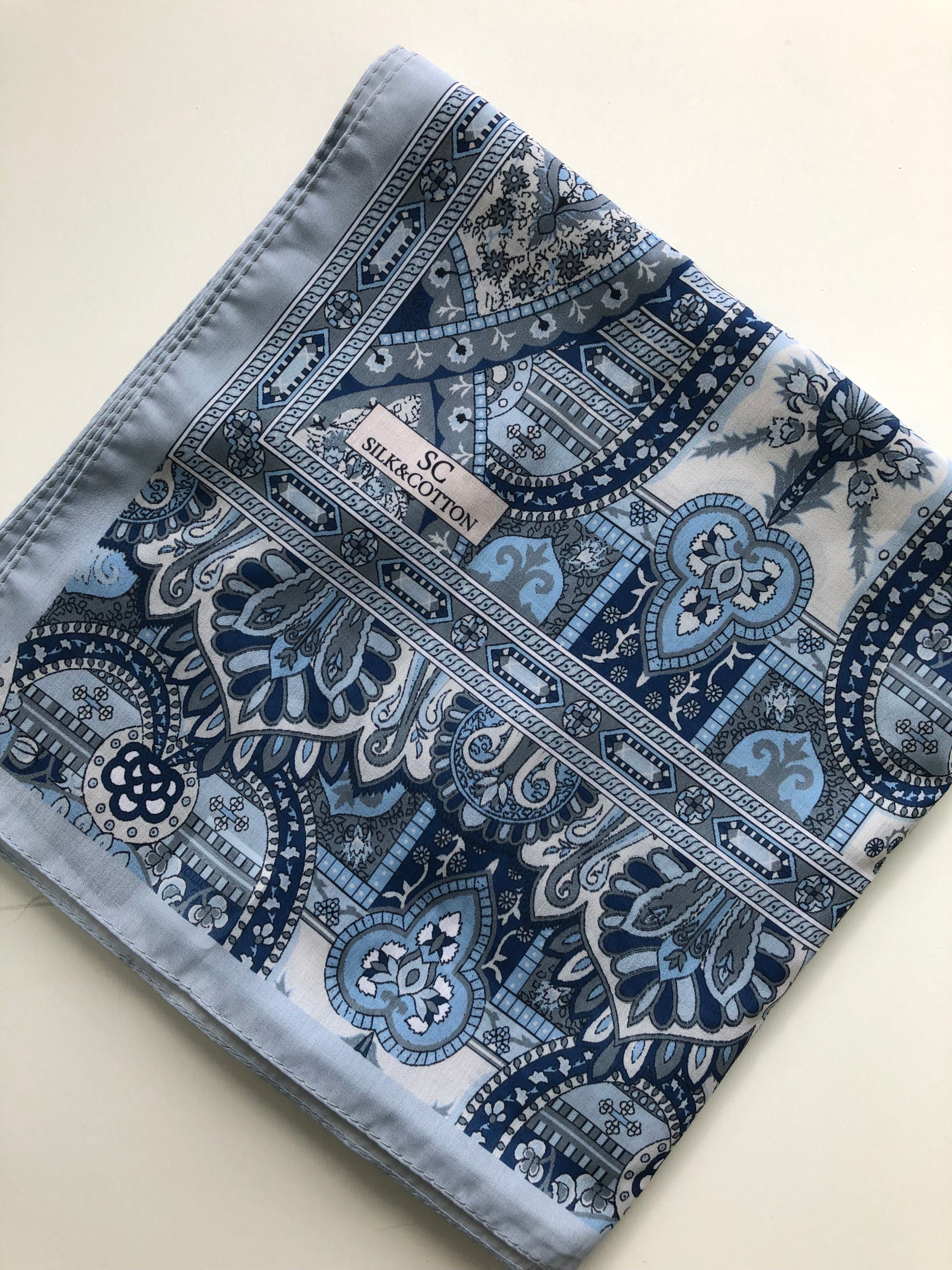 Premium Karaca Floral Tile work Print Long Hijab - Image 10