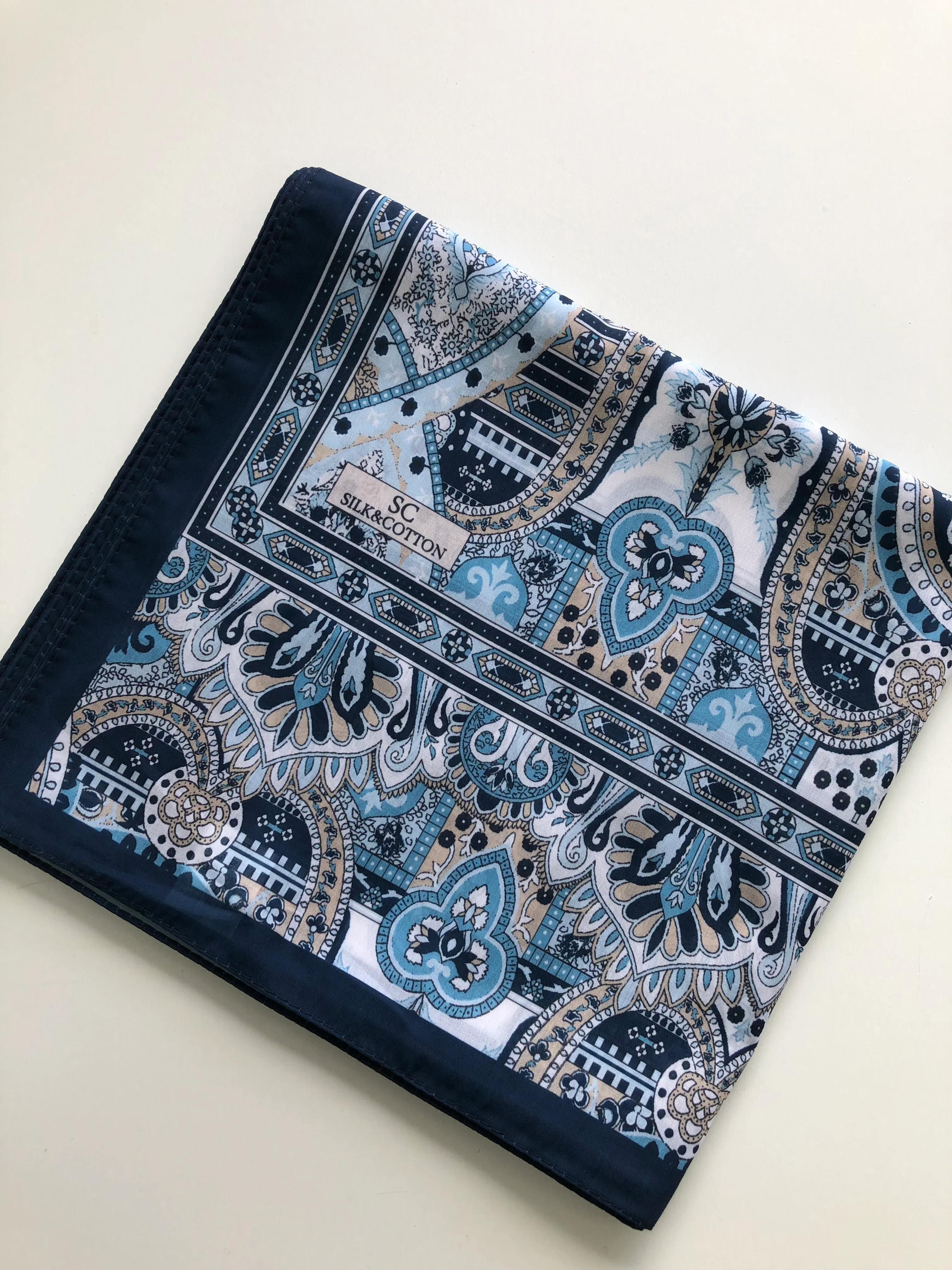 Premium Karaca Floral Tile work Print Long Hijab - Image 7
