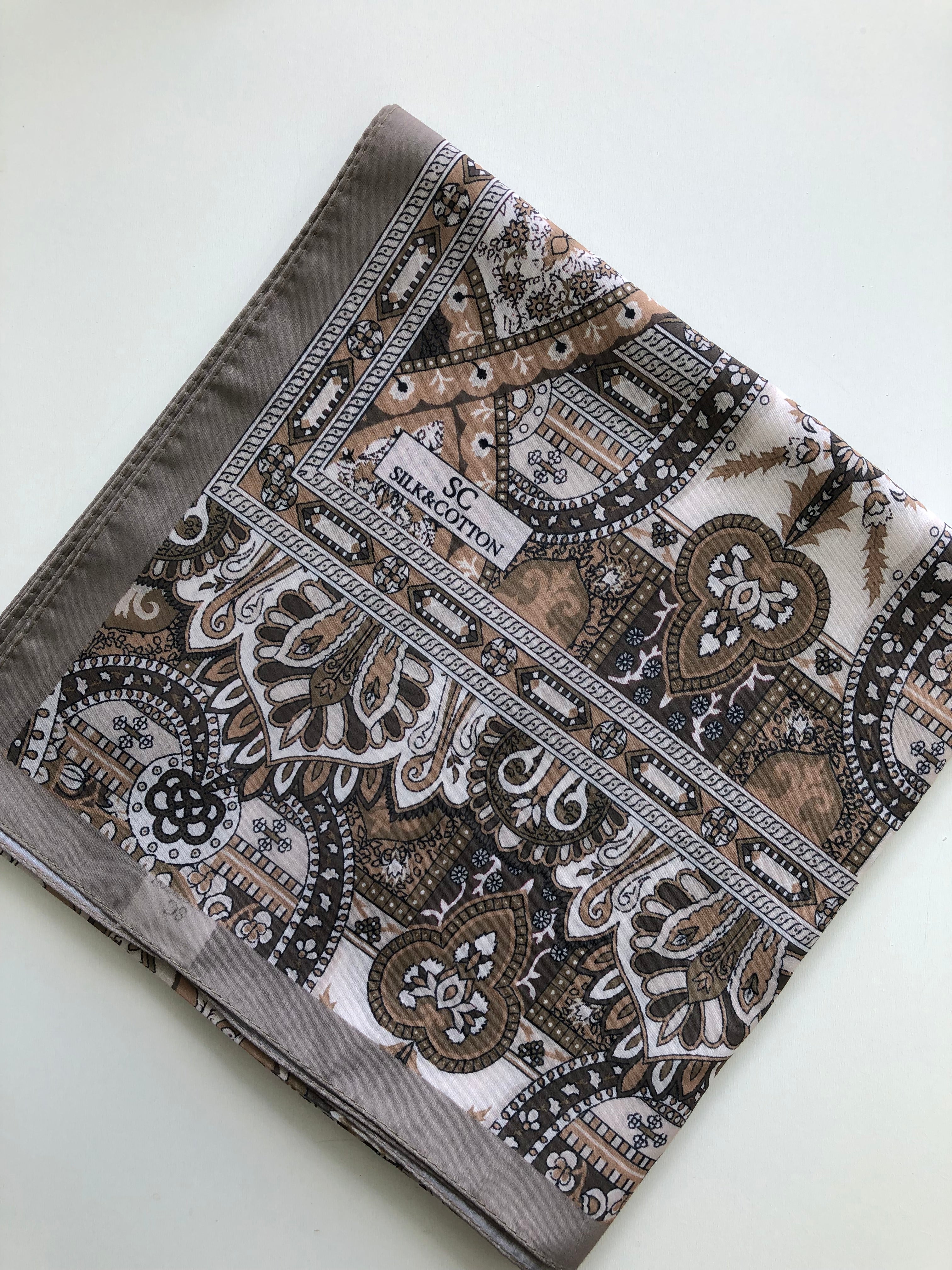 Premium Karaca Floral Tile work Print Long Hijab - Image 8