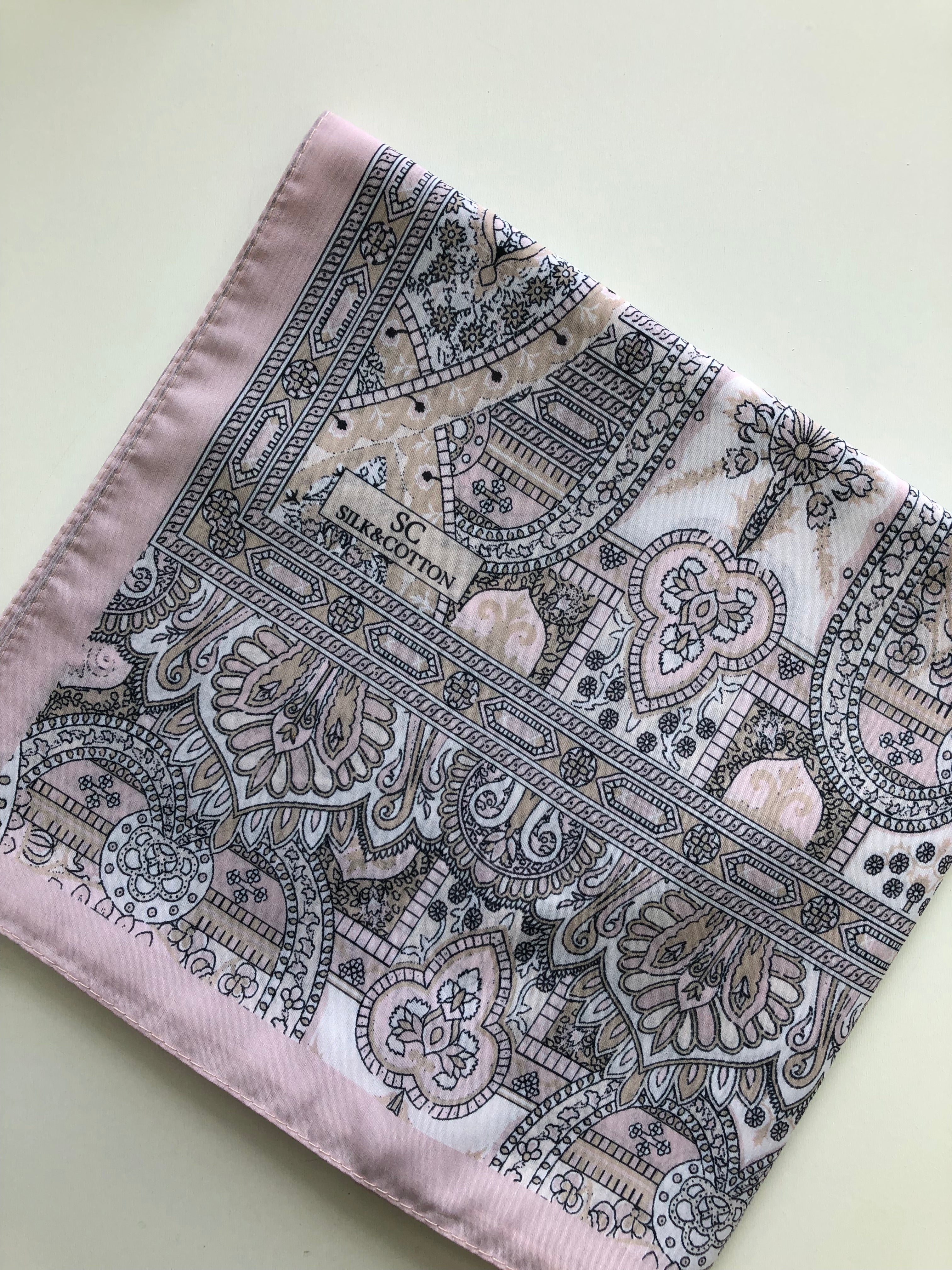Premium Karaca Floral Tile work Print Long Hijab - Image 9