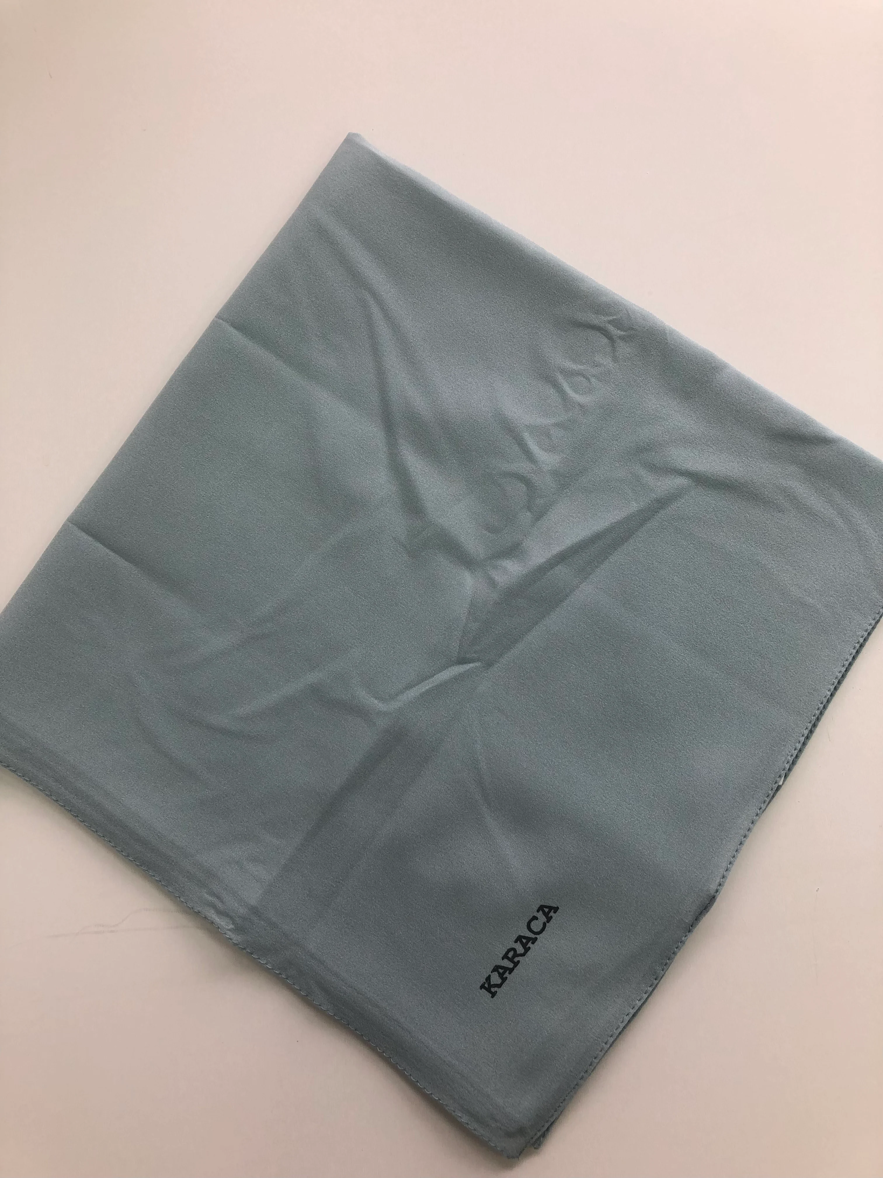 Premium Karaca 120cm Square  Luxury Chiffon Plain Hijab - Image 26