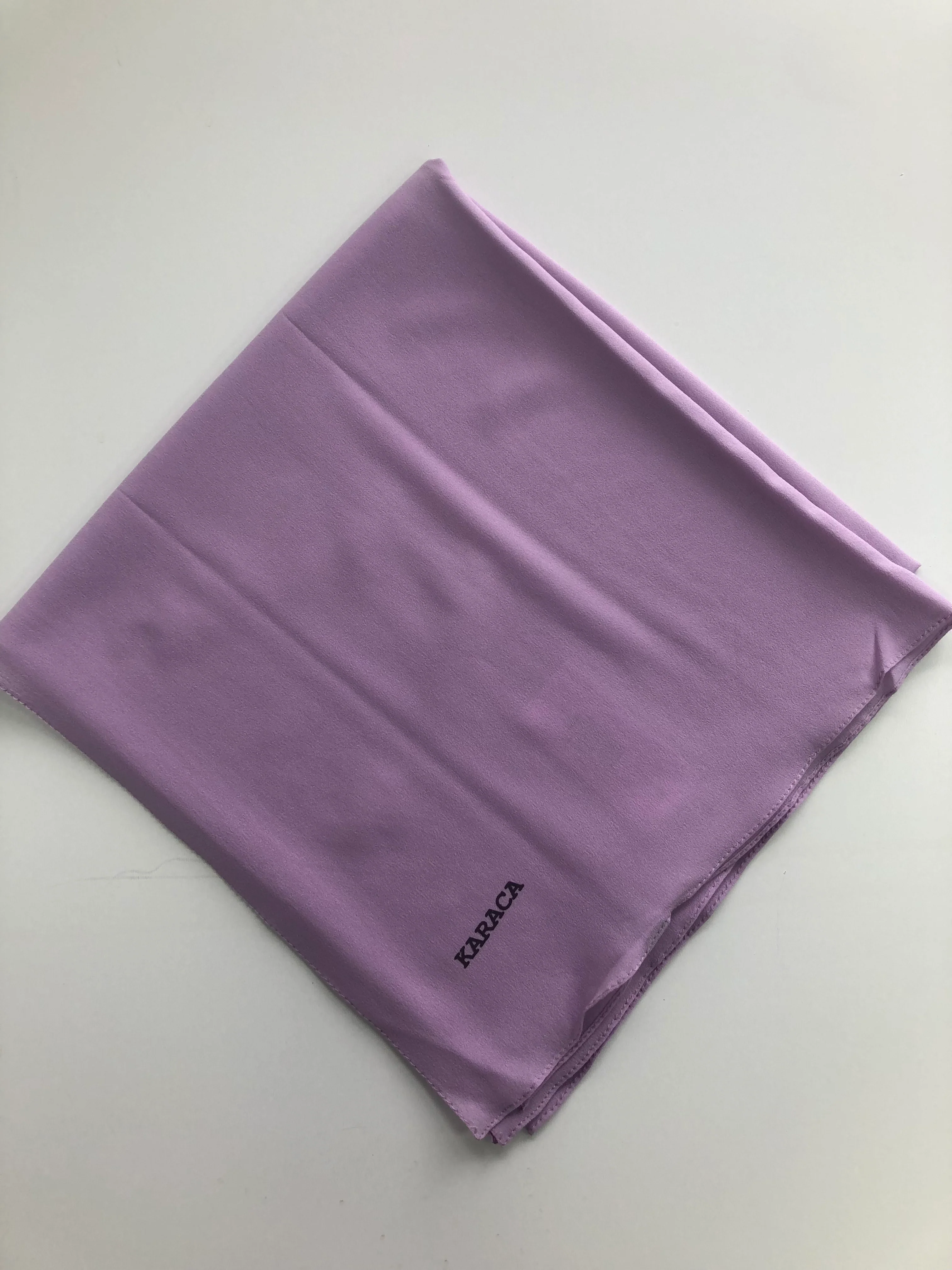 Premium Karaca 120cm Square  Luxury Chiffon Plain Hijab - Image 27