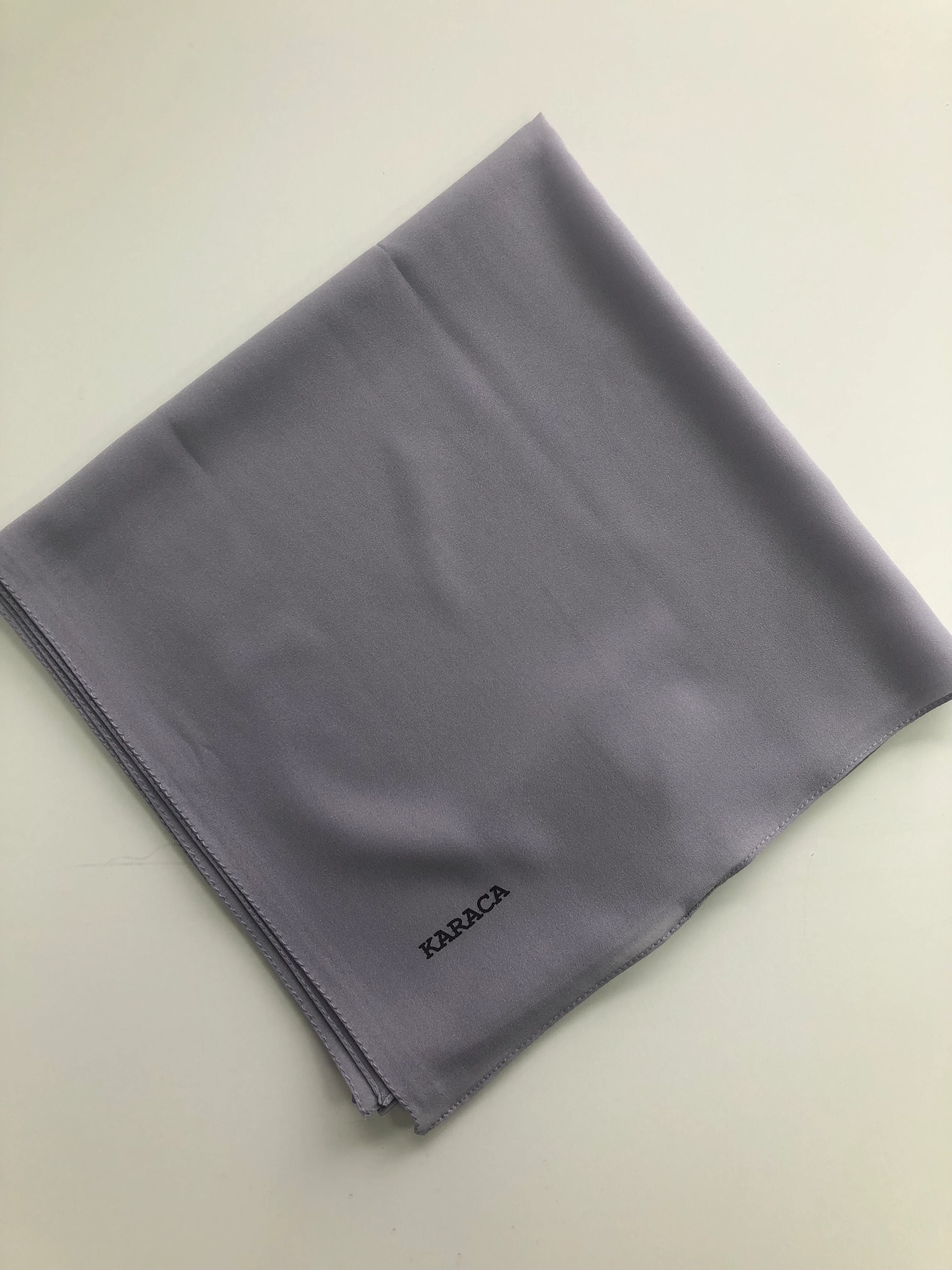 Premium Karaca 120cm Square  Luxury Chiffon Plain Hijab - Image 31