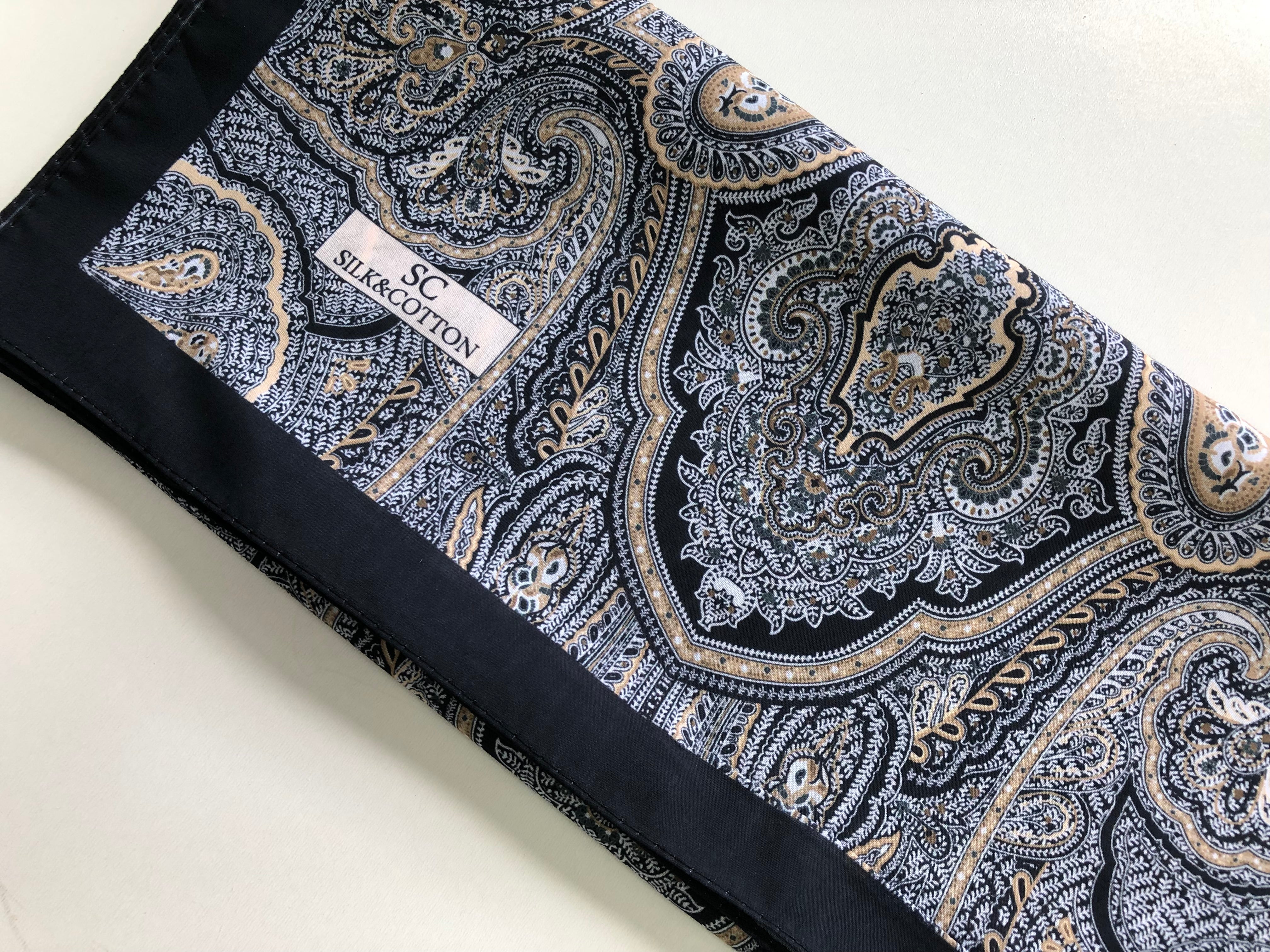 Premium Karaca Paisley Cotton Long Hijab - Image 11