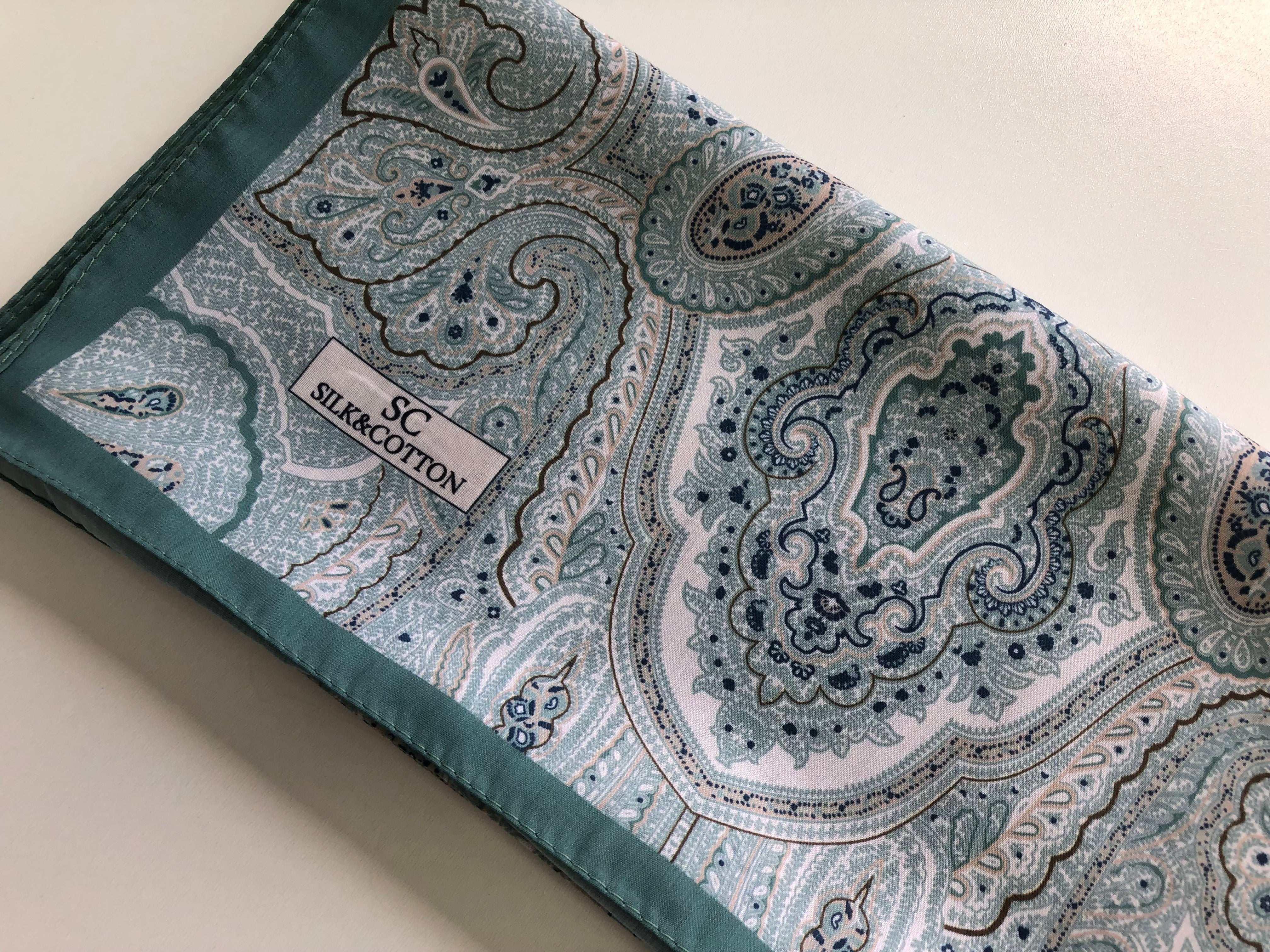 Premium Karaca Paisley Cotton Long Hijab - Image 3