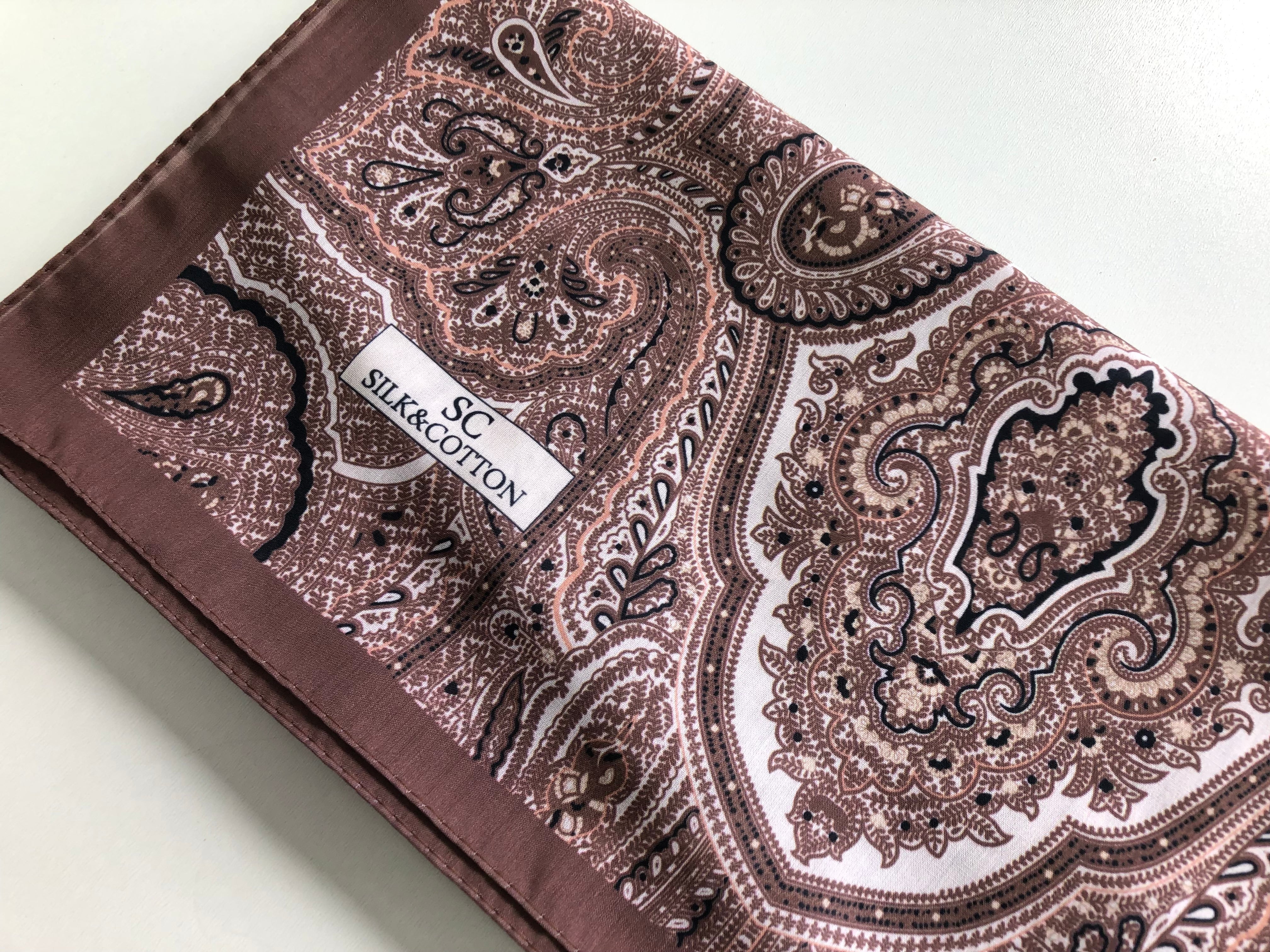 Premium Karaca Paisley Cotton Long Hijab - Image 6