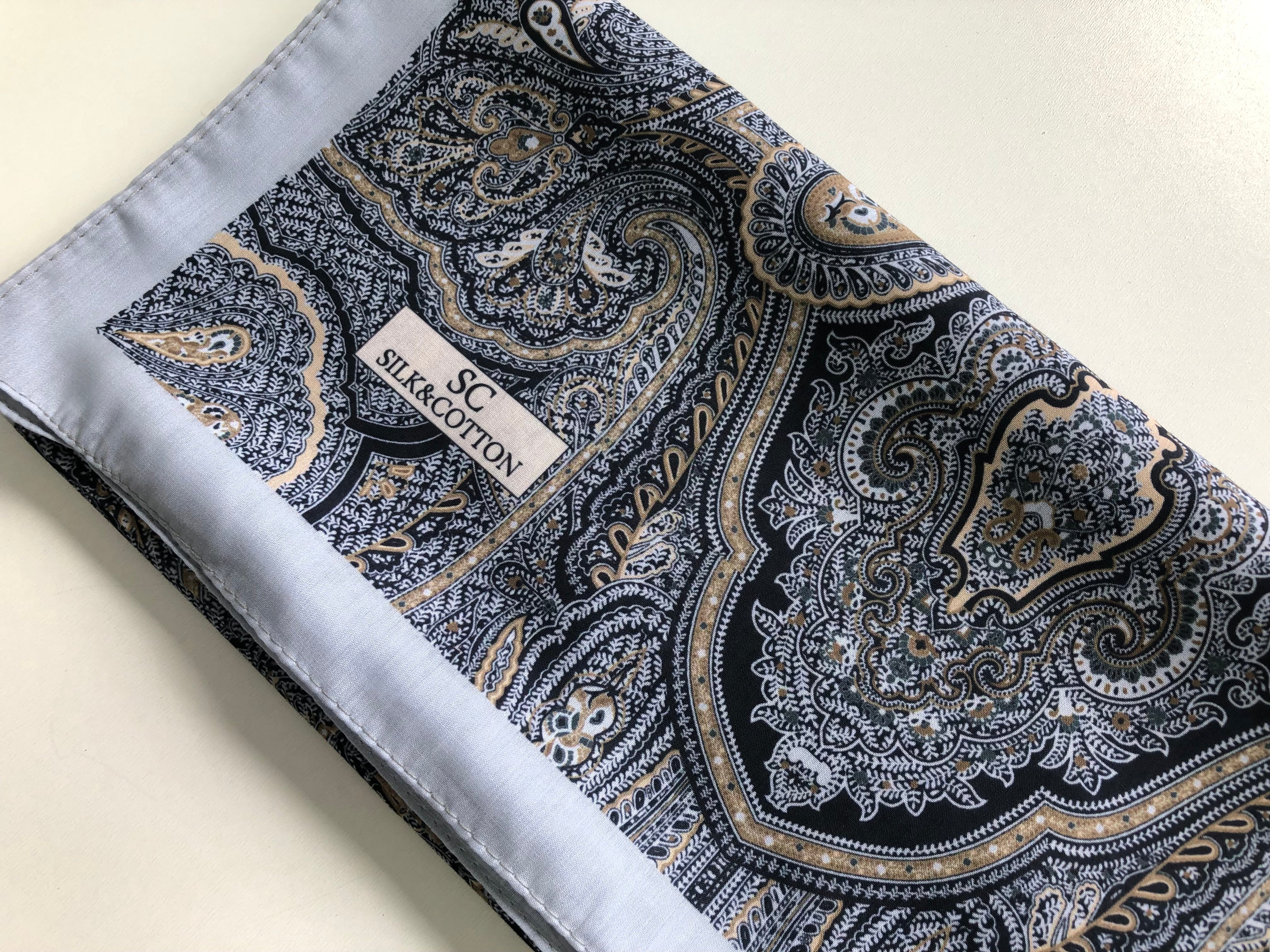 Premium Karaca Paisley Cotton Long Hijab - Image 8