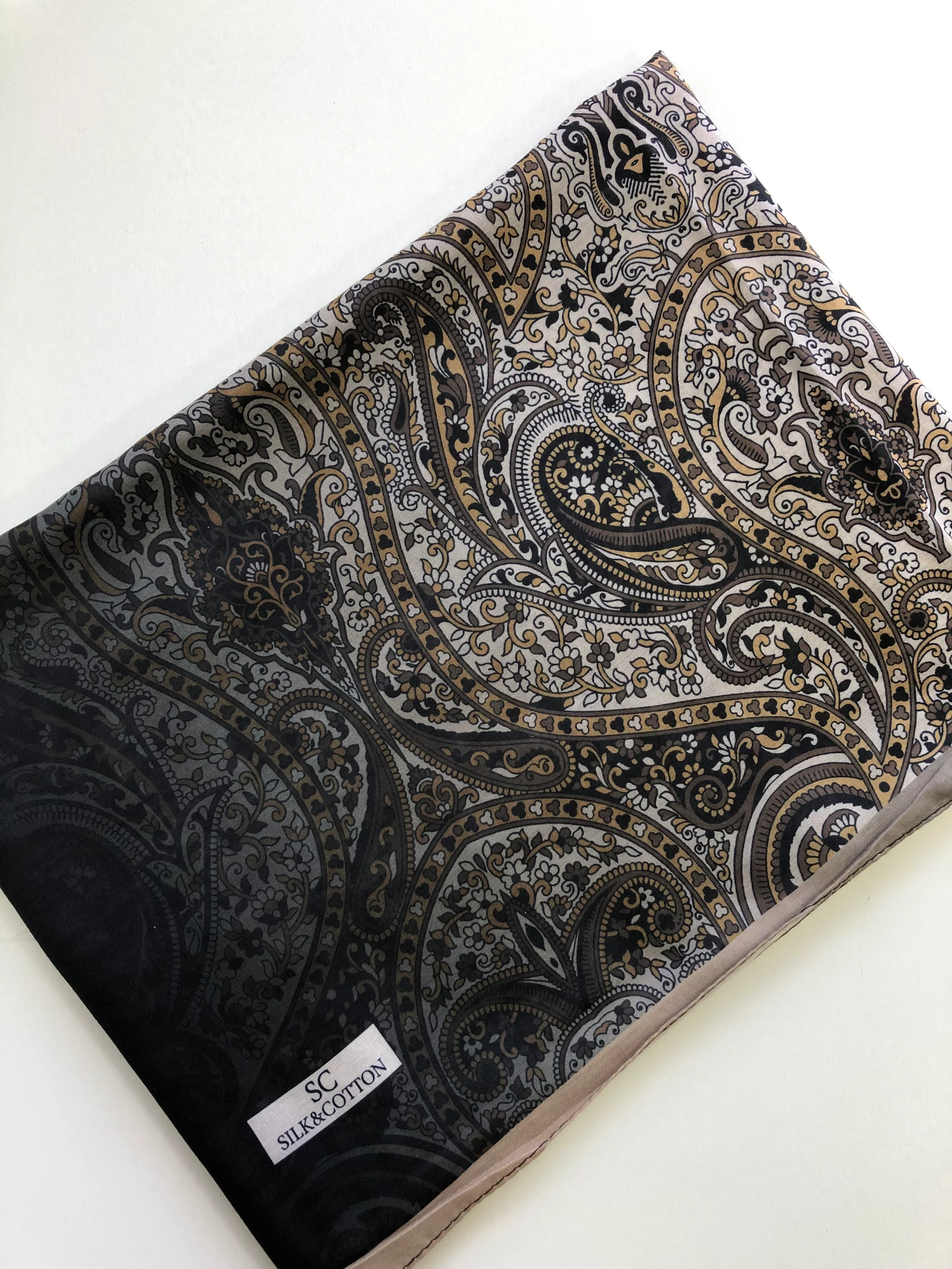 Premium Karaca Paisley Ombre Long Hijab - Image 8