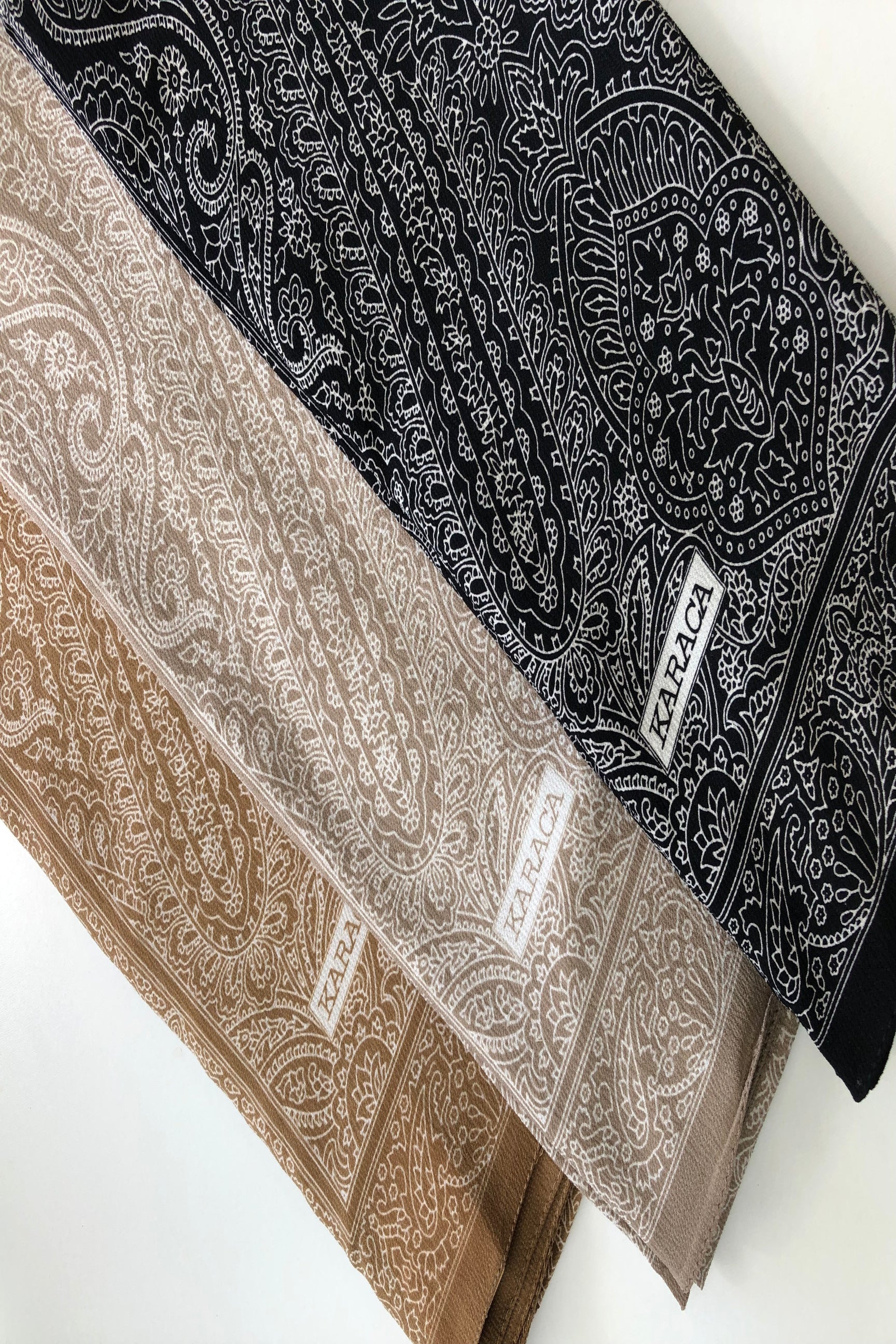 Premium Karaca Paisley Teardrop Long Hijab