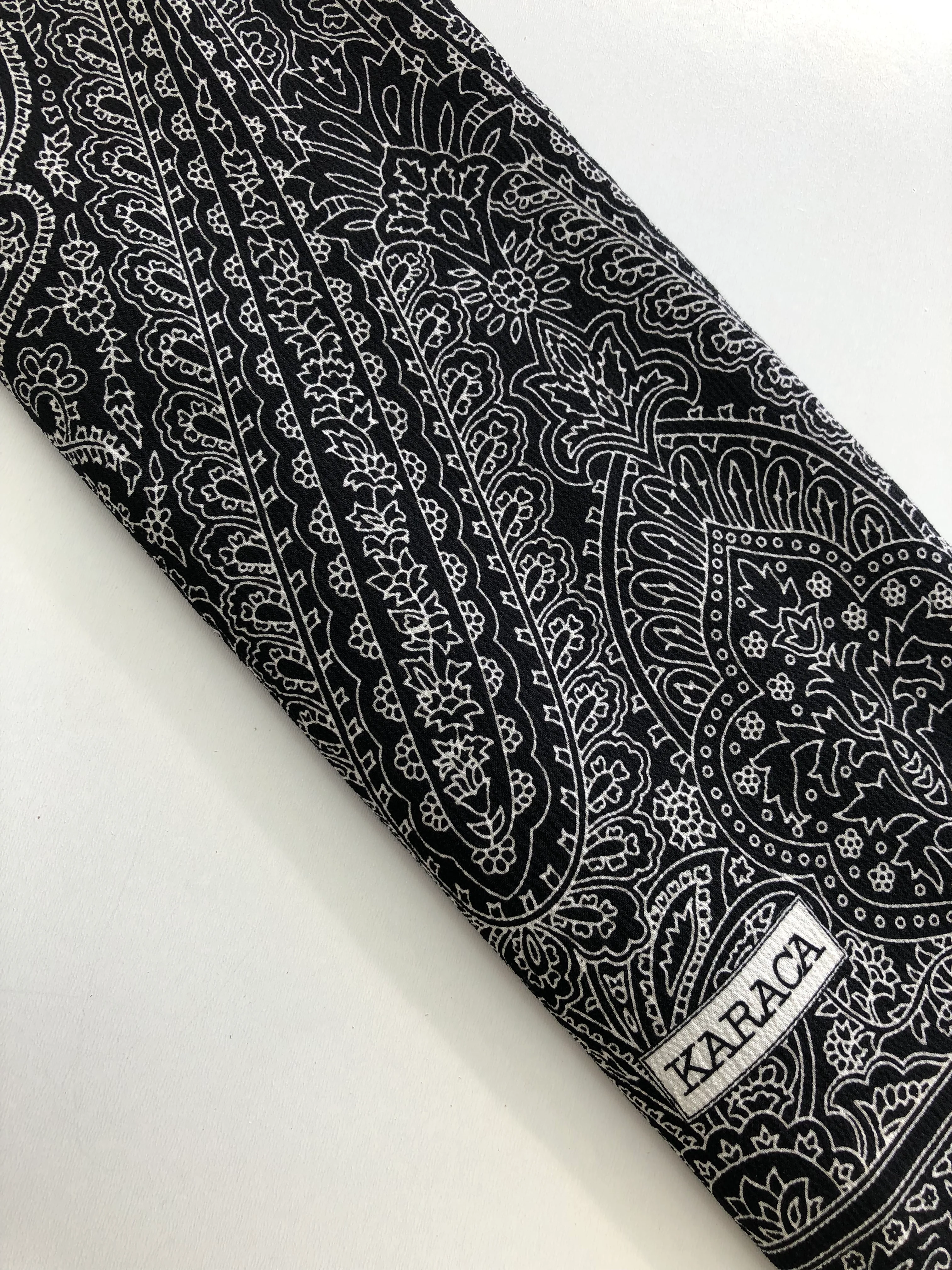 Premium Karaca Paisley Teardrop Long Hijab - Image 4