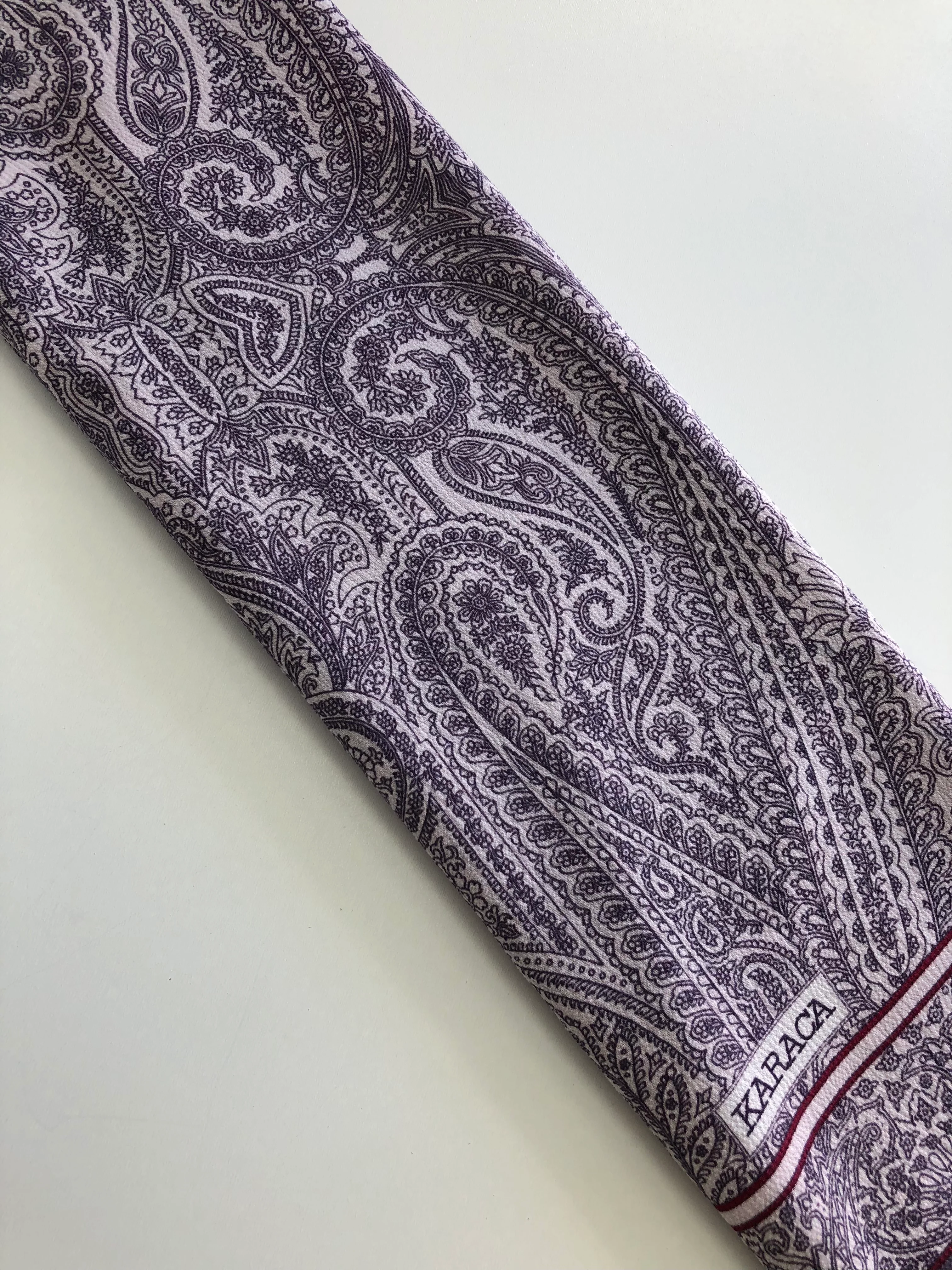 Premium Karaca Paisley Teardrop Long Hijab - Image 8