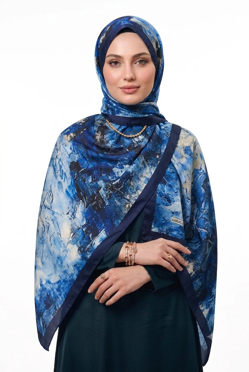Premium Karaca Palette Luxe Satin Long Hijab - Image 12