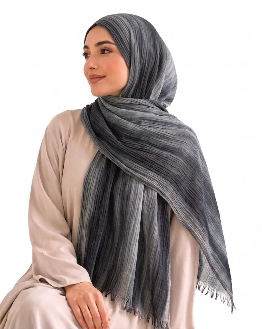 Premium Ombré Modal Long Hijab - Image 3