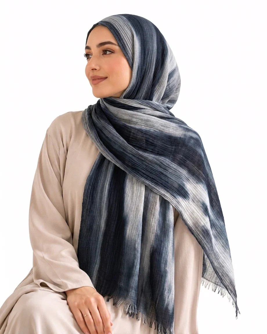 Premium Ombré Modal Long Hijab - Image 4