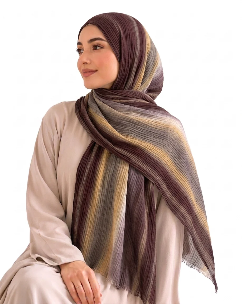 Premium Ombré Modal Long Hijab - Image 6