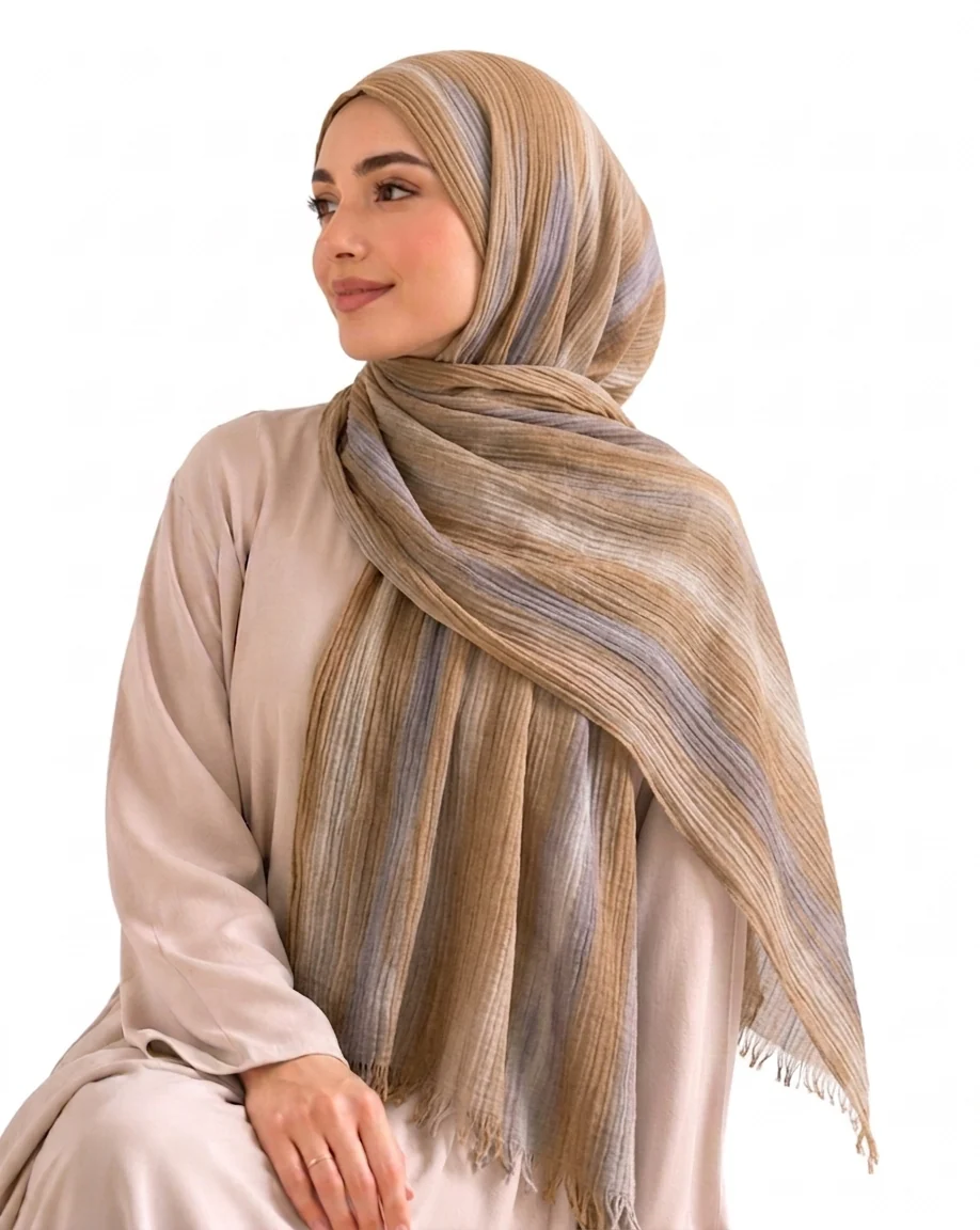 Premium Ombré Modal Long Hijab - Image 7
