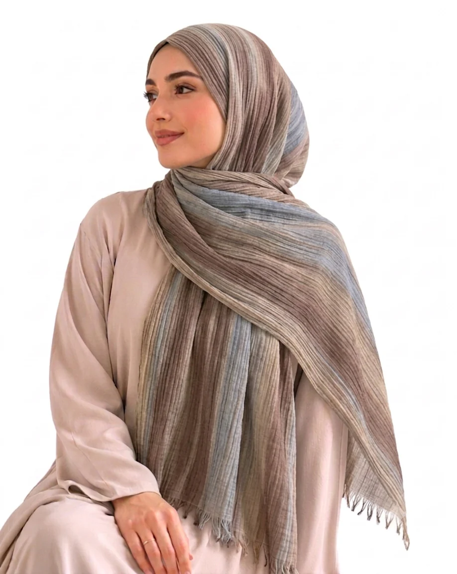 Premium Ombré Modal Long Hijab - Image 9