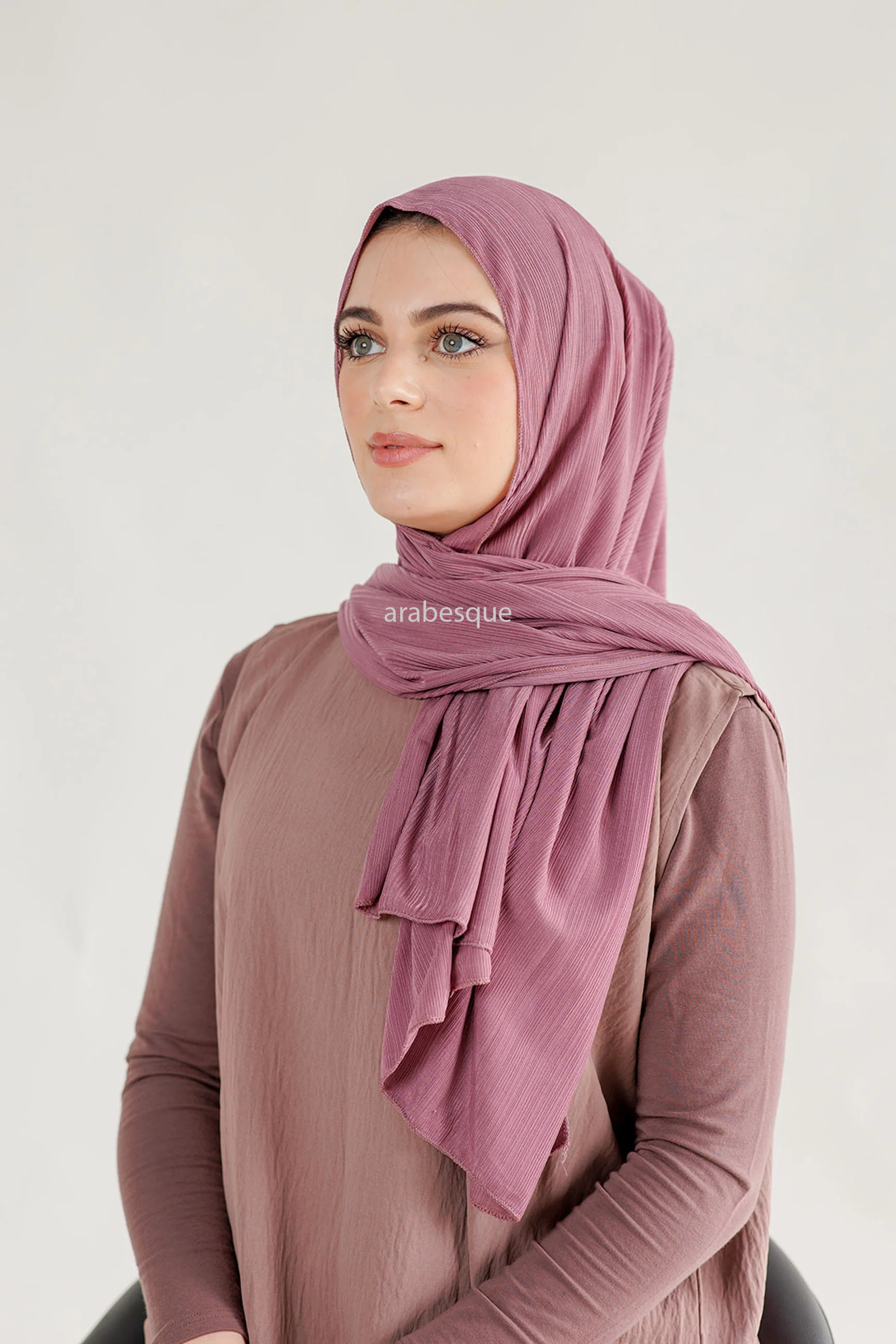 Ribbed Jersey Hijab - Image 3