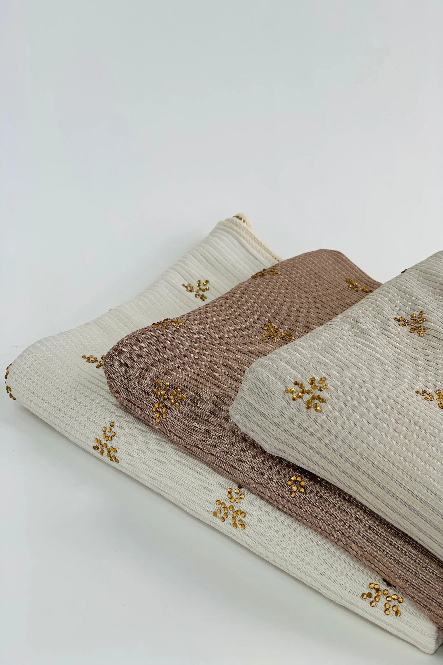 Ribbed Jersey Stone Work Hijab - Image 5