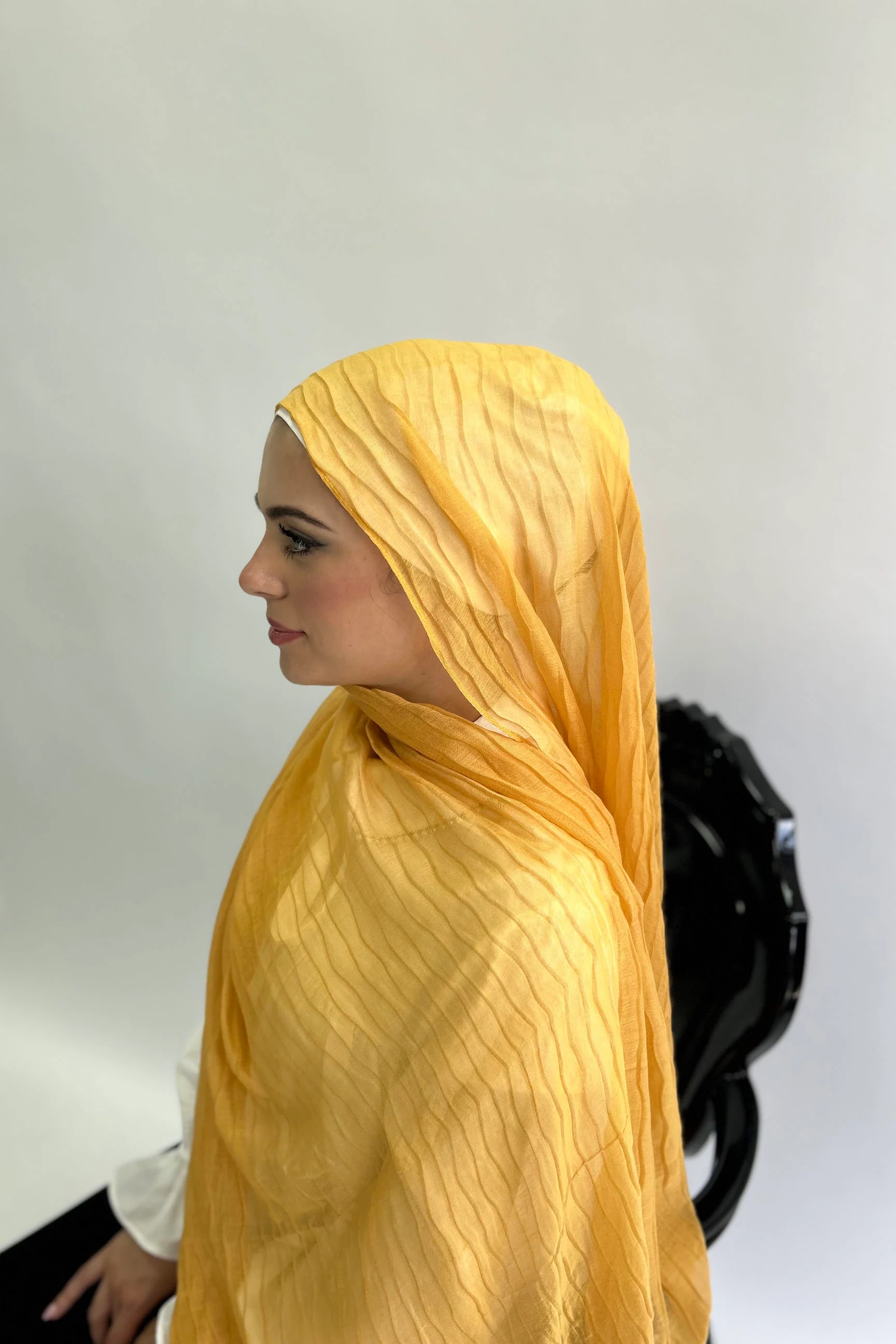 Ruffled Viscose Hijab - Image 3