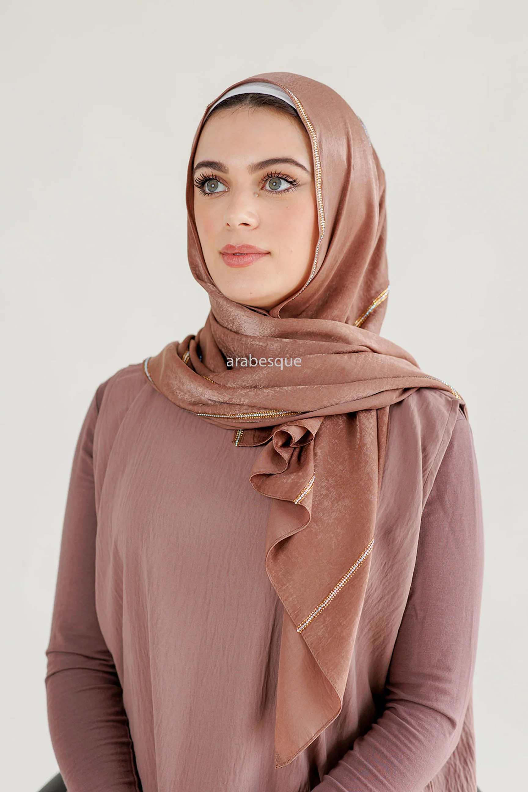 Satin Diamante Hijab