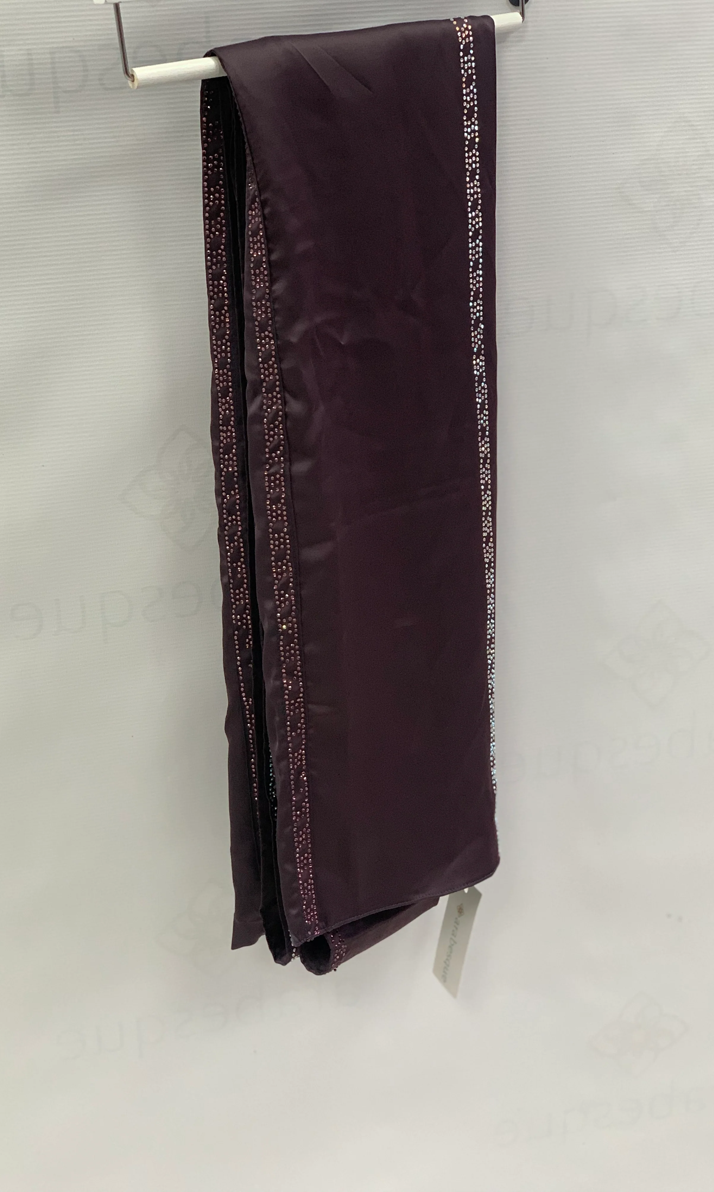 Satin Diamante Hijab - Image 4