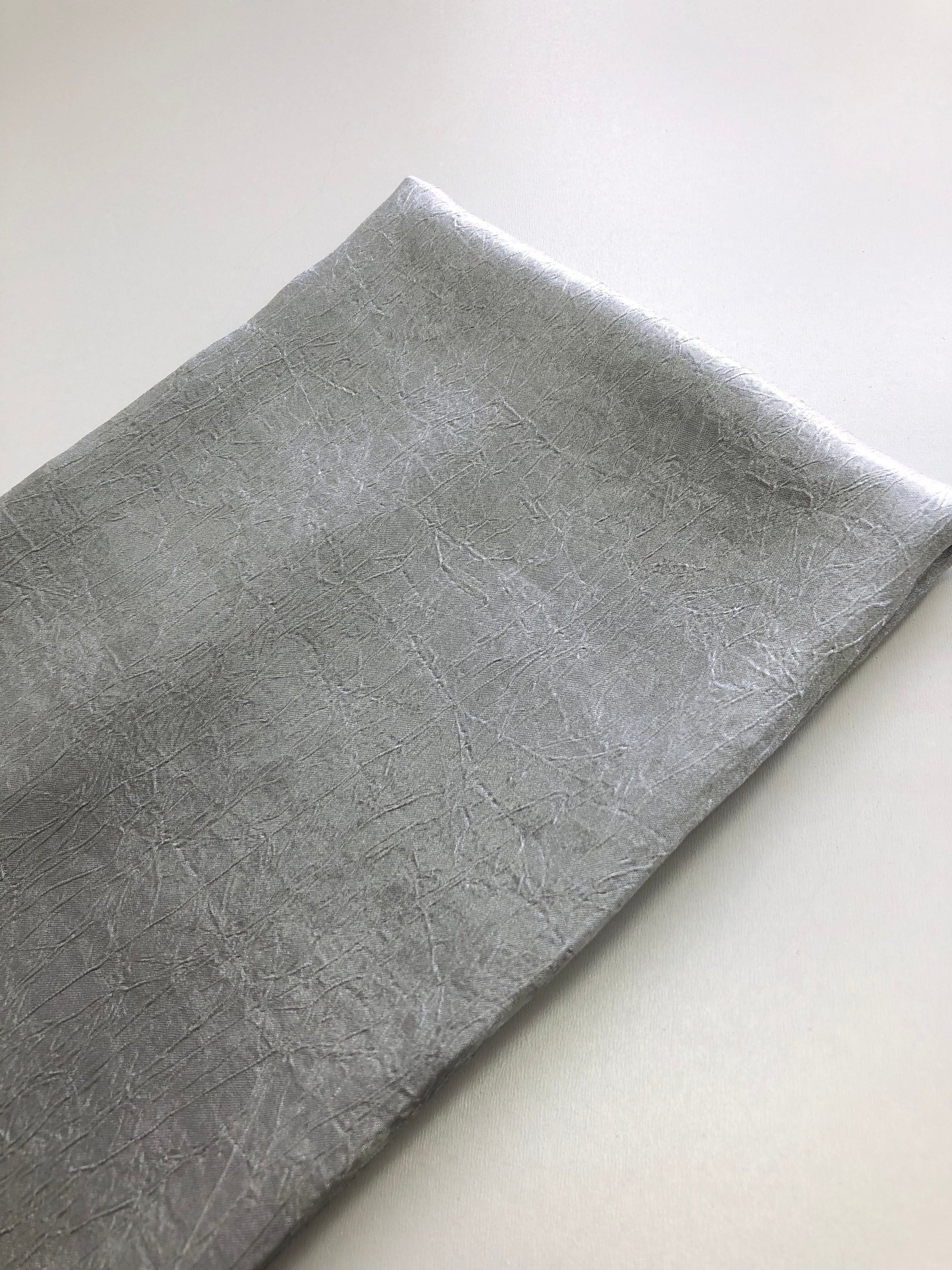 Soft Silk-Chiffon Creased Long Hijab - Image 9