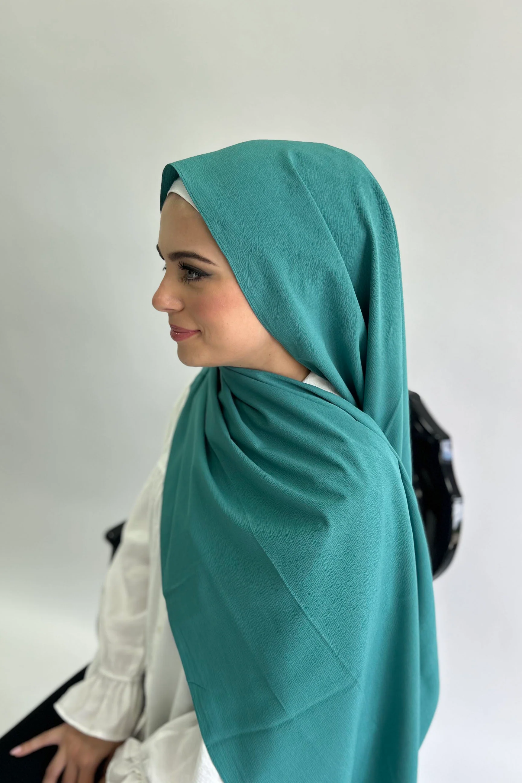 Textured Long Hijab - Image 3