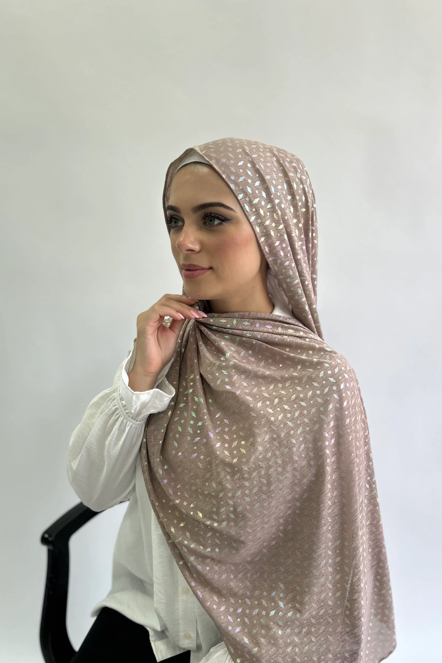 Twinkle Jersey Hijab - Image 3
